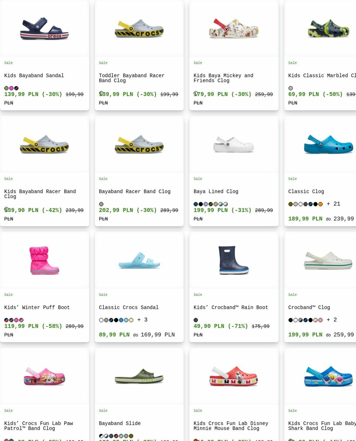 Gazetka Crocs 28.07.2025 - 06.08.2025