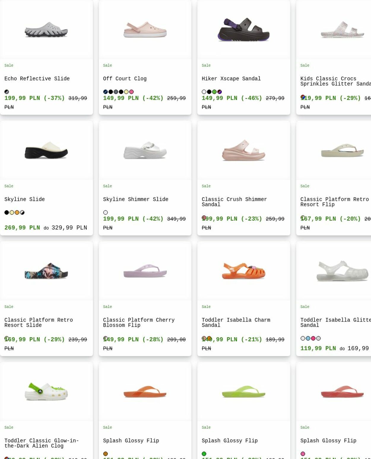 Gazetka Crocs 28.07.2025 - 06.08.2025