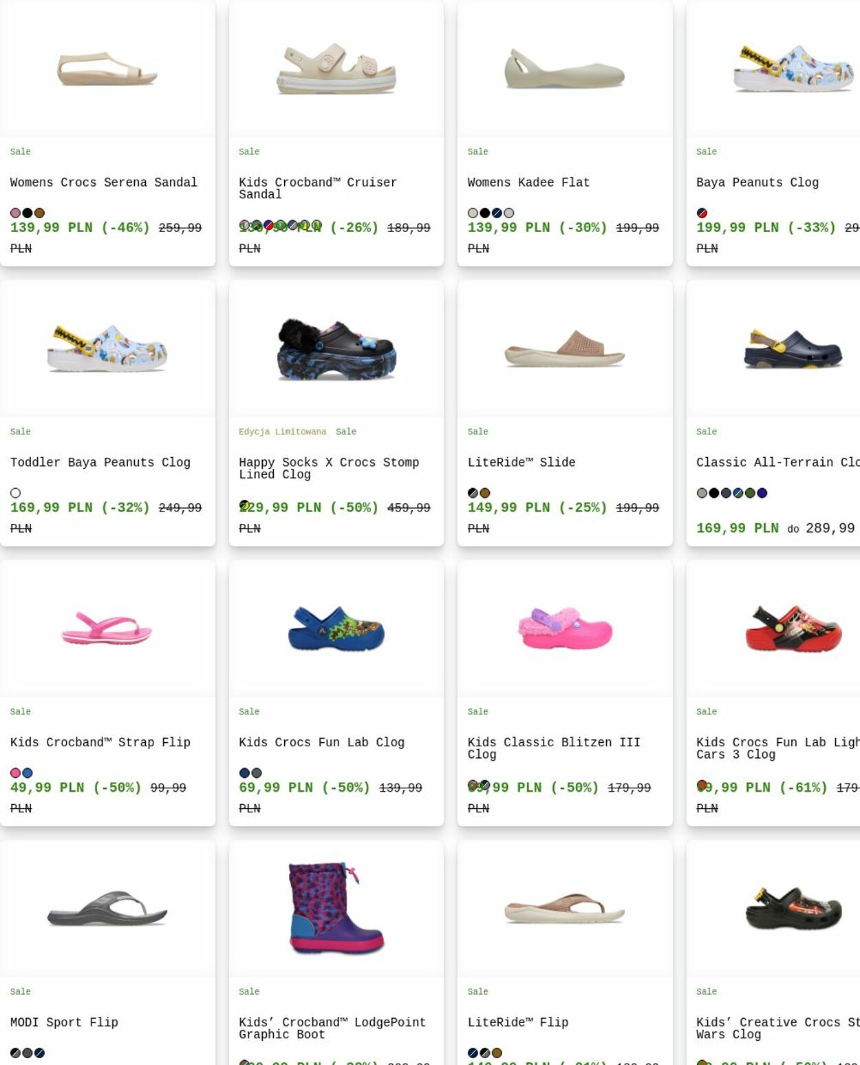Gazetka Crocs 16.06.2025 - 25.06.2025