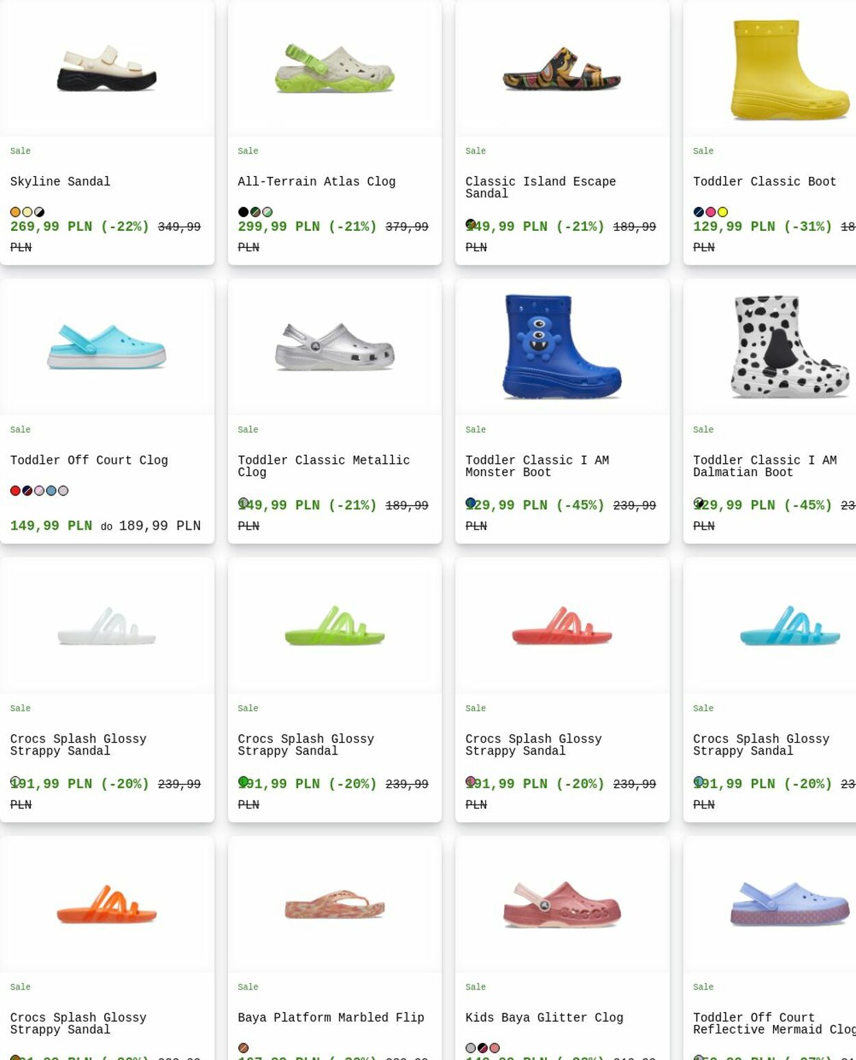 Gazetka Crocs 16.06.2025 - 25.06.2025