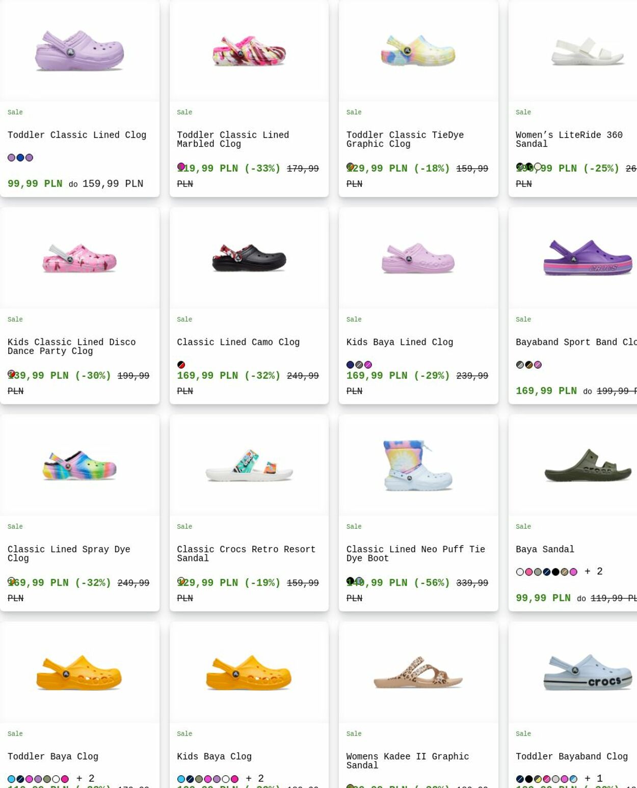 Gazetka Crocs 16.06.2025 - 25.06.2025