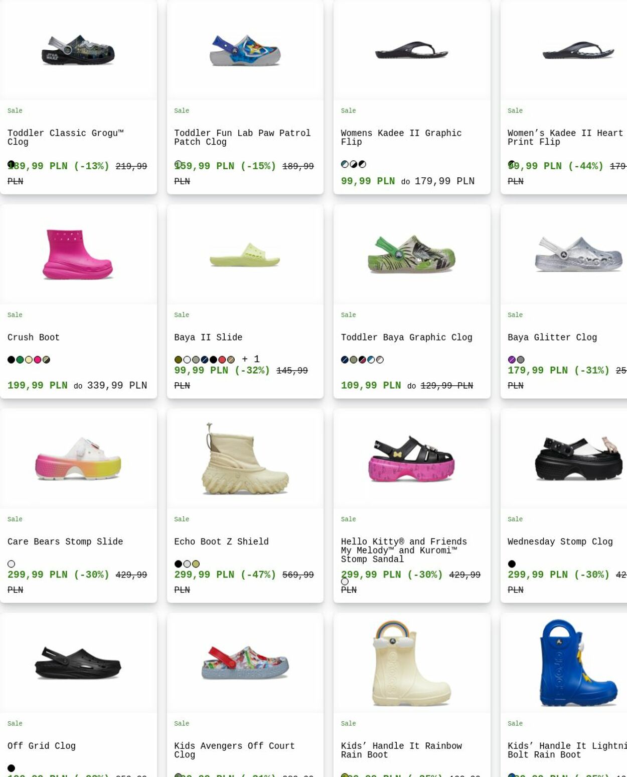 Gazetka Crocs 16.06.2025 - 25.06.2025