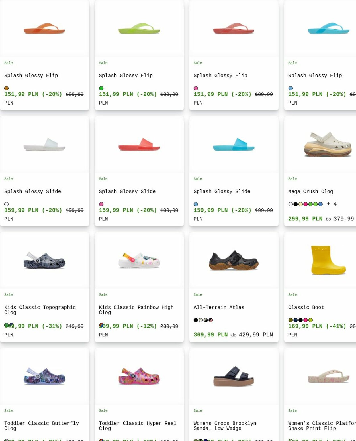 Gazetka Crocs 16.06.2025 - 25.06.2025
