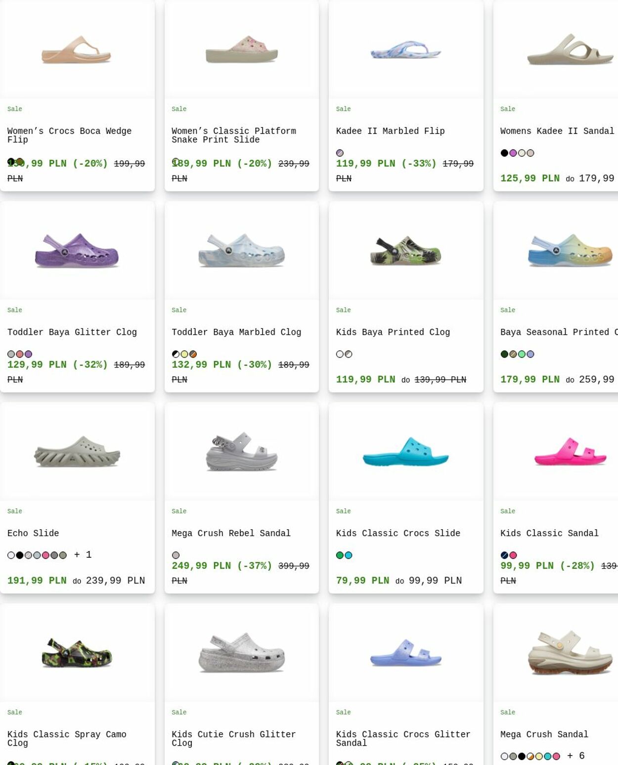 Gazetka Crocs 16.06.2025 - 25.06.2025