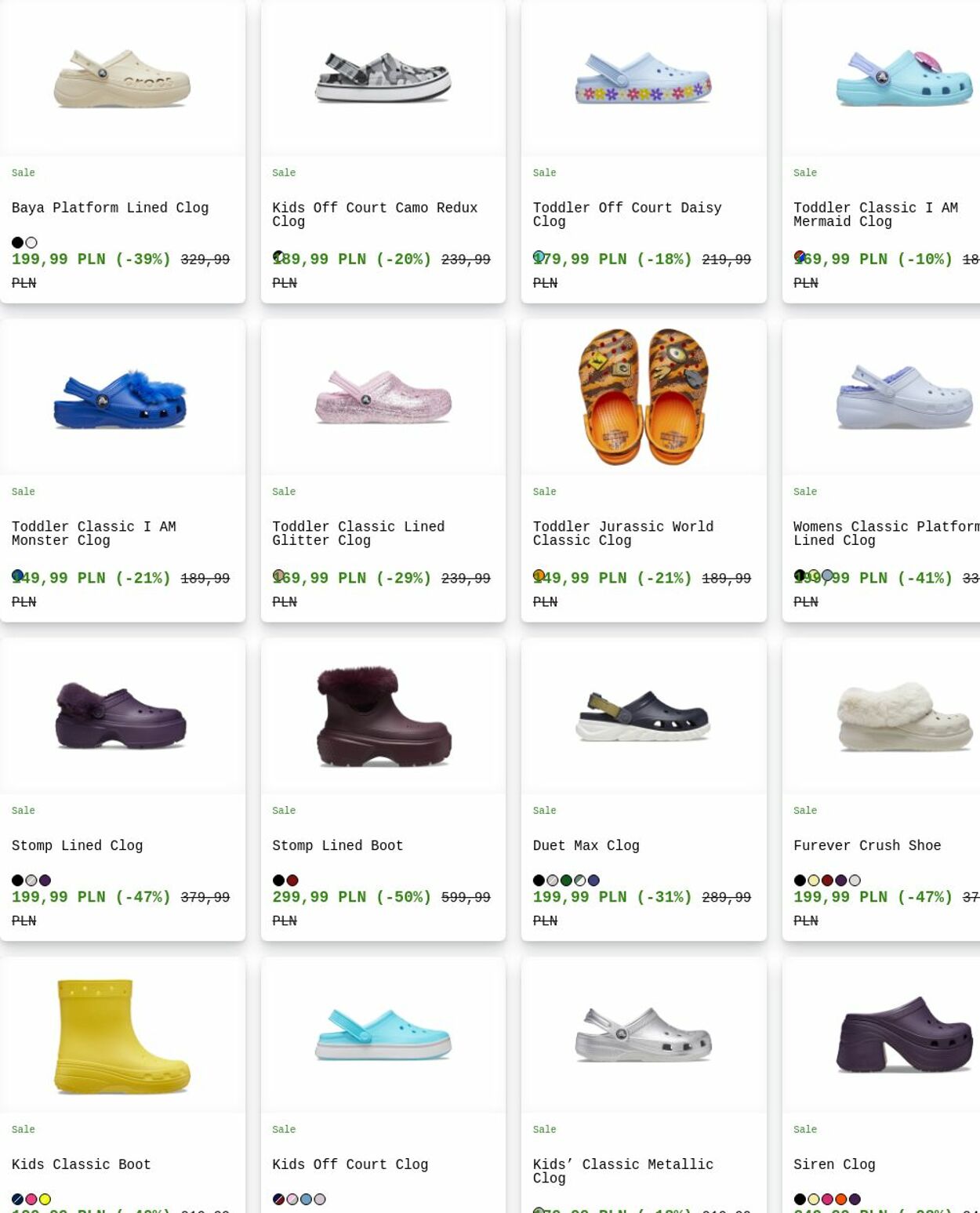 Gazetka Crocs 16.06.2025 - 25.06.2025