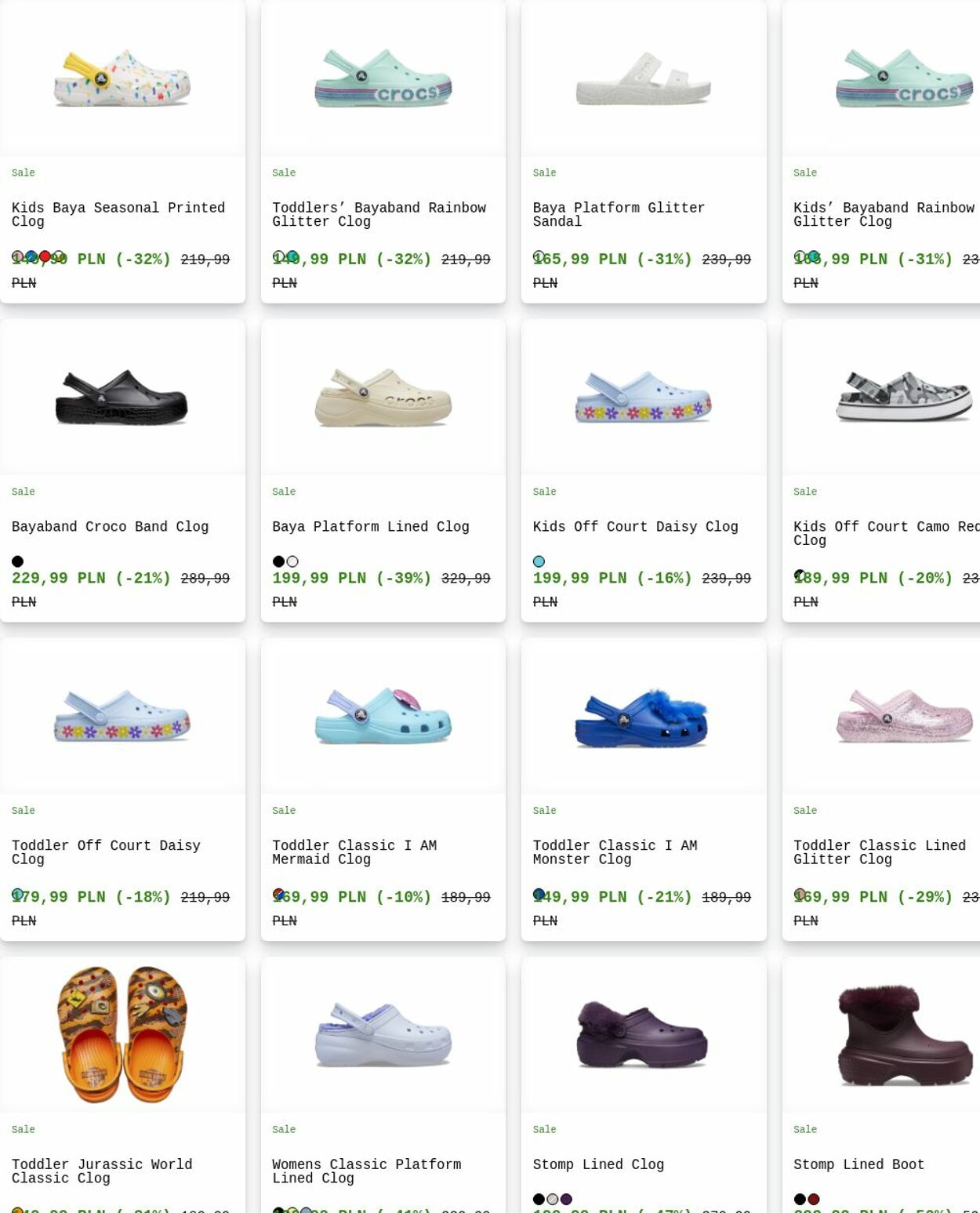 Gazetka Crocs 26.05.2025 - 04.06.2025