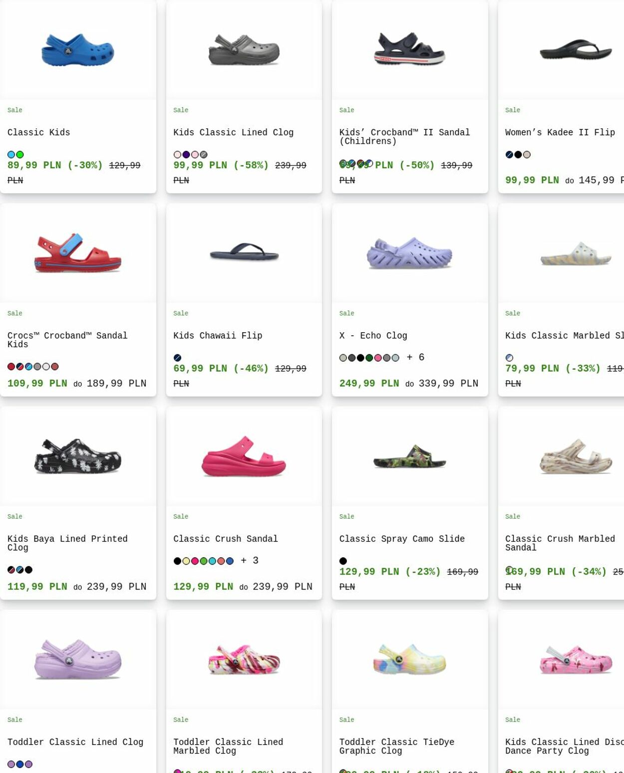 Gazetka Crocs 07.07.2025 - 16.07.2025