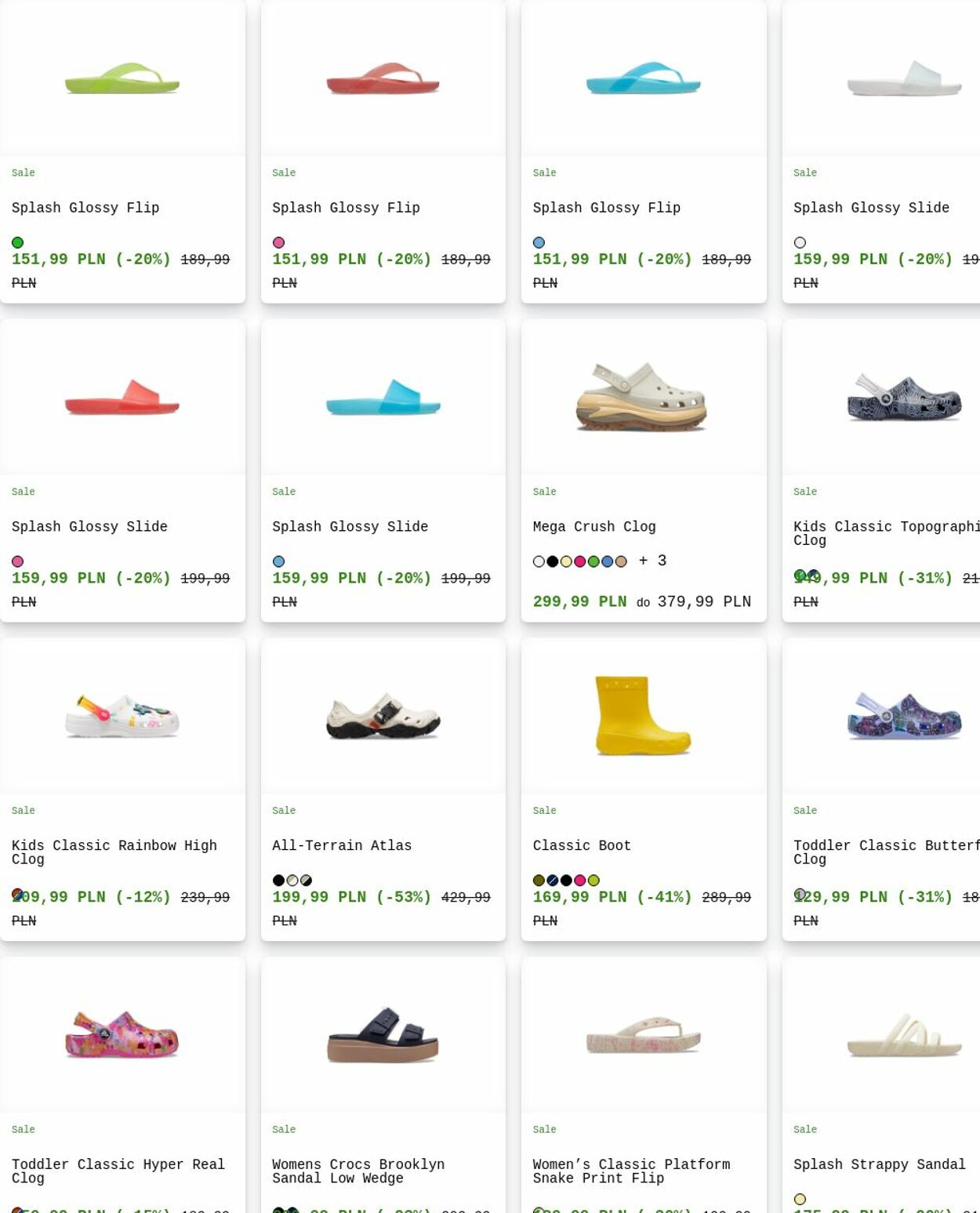 Gazetka Crocs 07.07.2025 - 16.07.2025