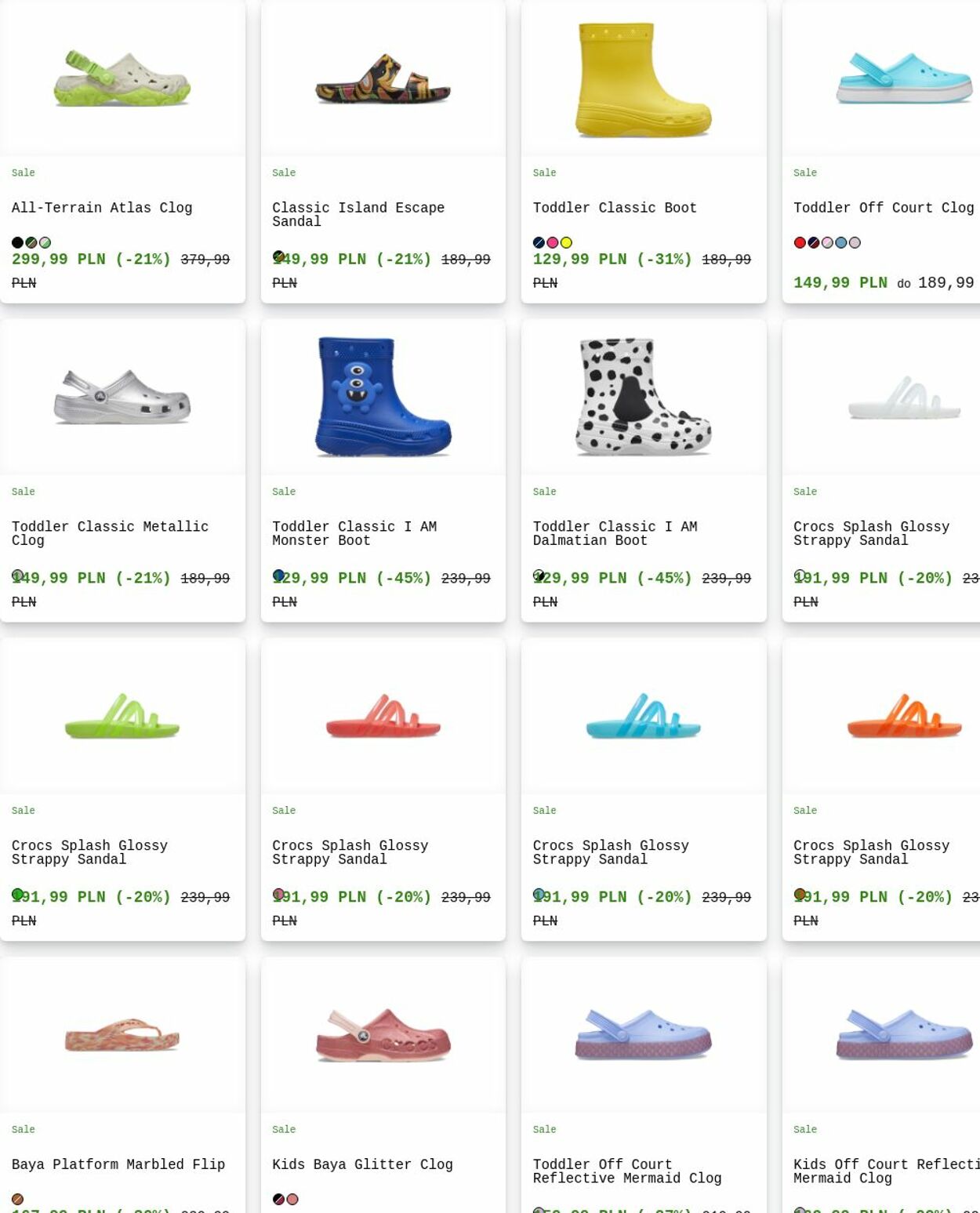 Gazetka Crocs 07.07.2025 - 16.07.2025
