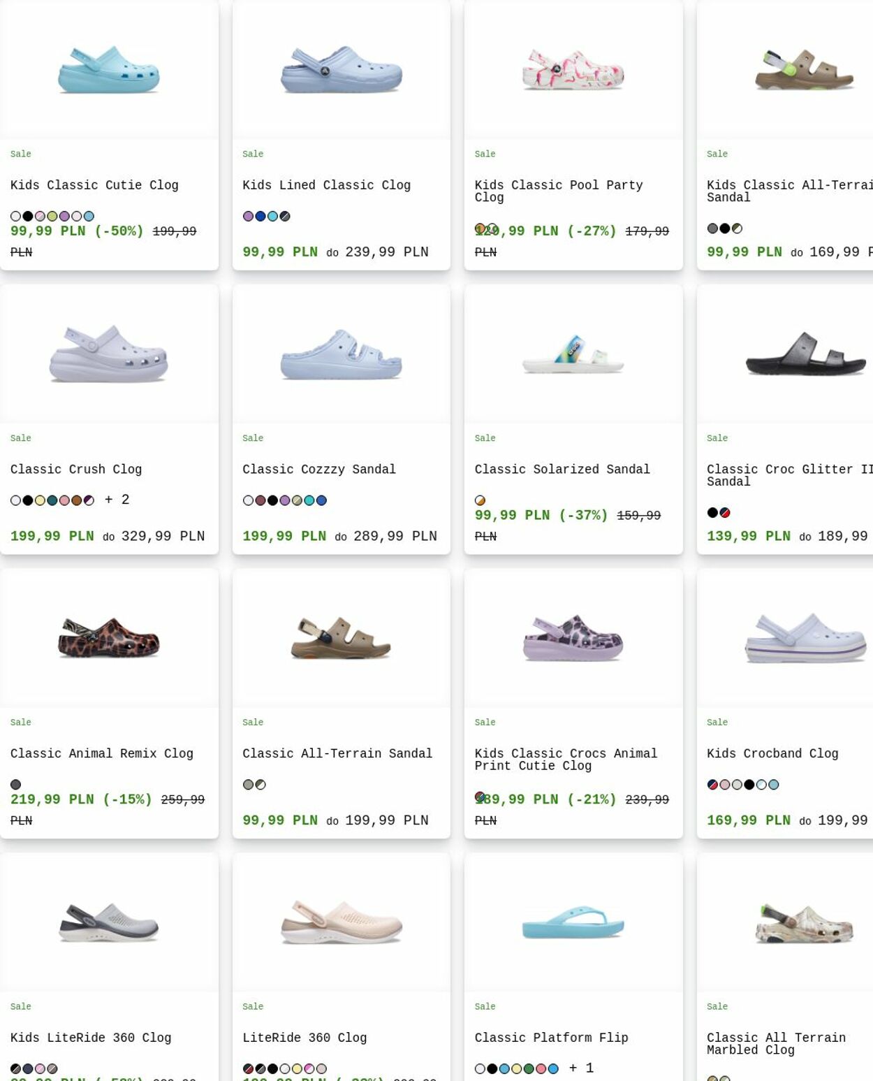 Gazetka Crocs 07.07.2025 - 16.07.2025