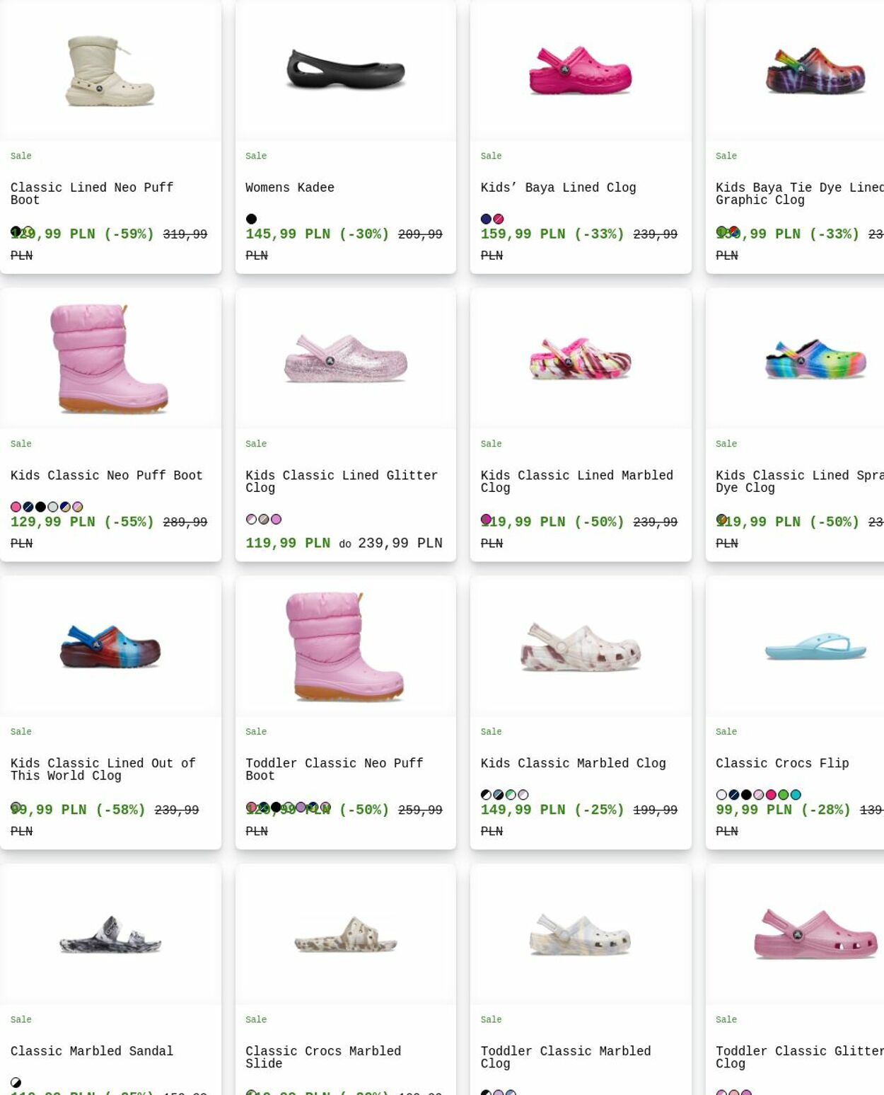 Gazetka Crocs 07.07.2025 - 16.07.2025