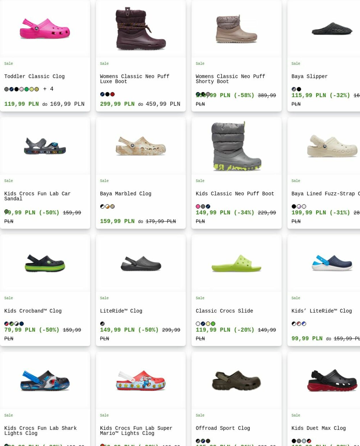 Gazetka Crocs 07.07.2025 - 16.07.2025