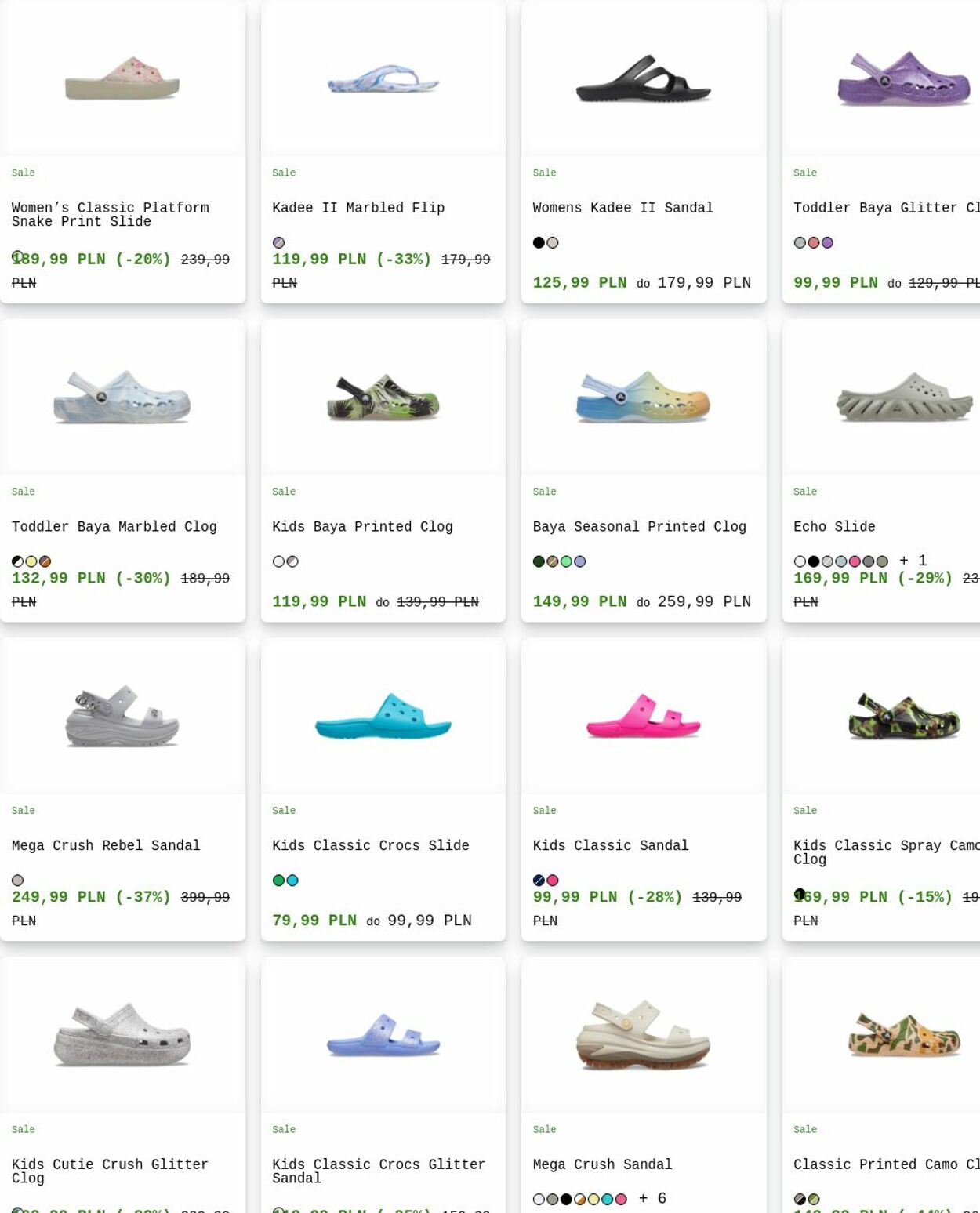 Gazetka Crocs 07.07.2025 - 16.07.2025