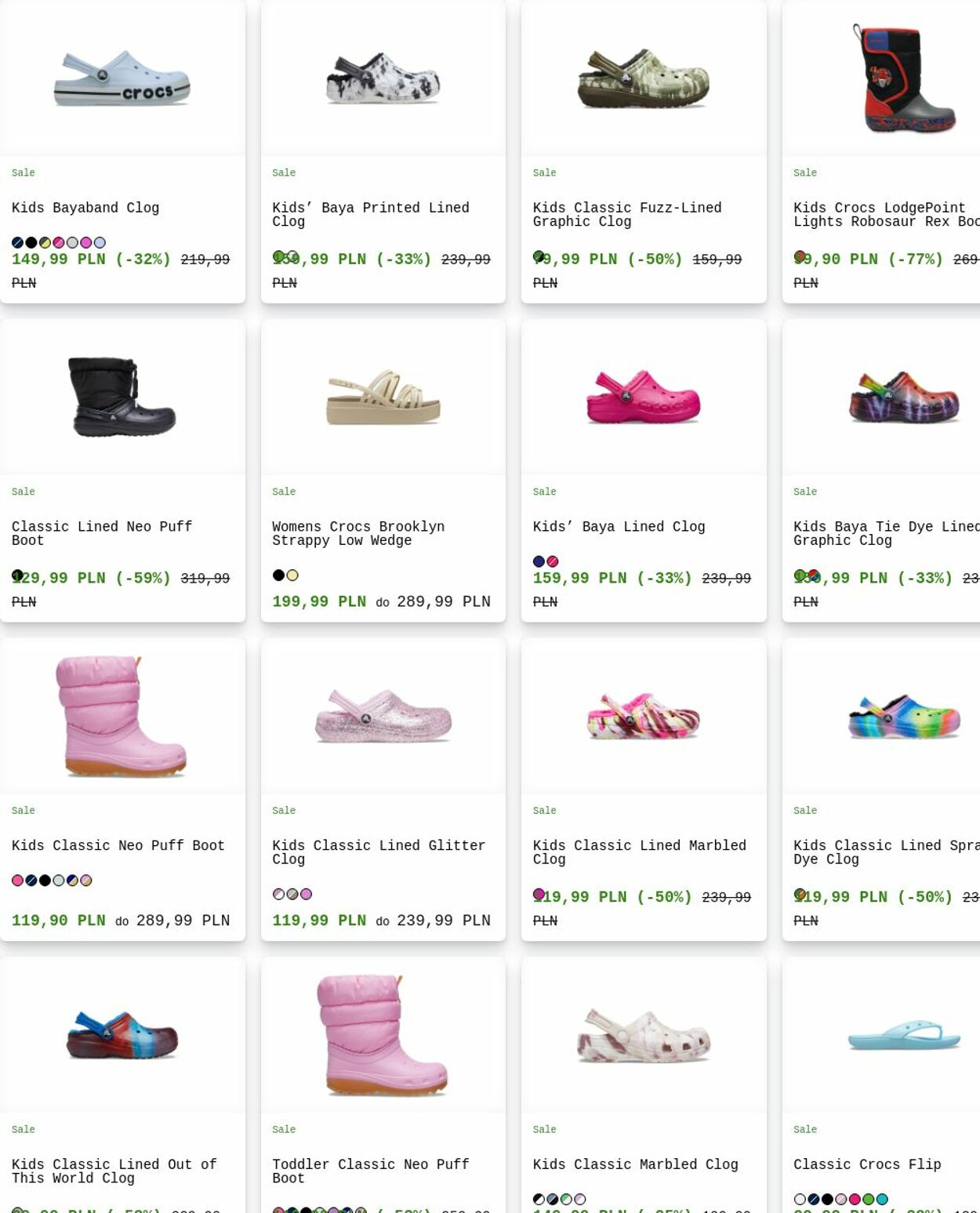Gazetka Crocs 25.08.2025 - 03.09.2025