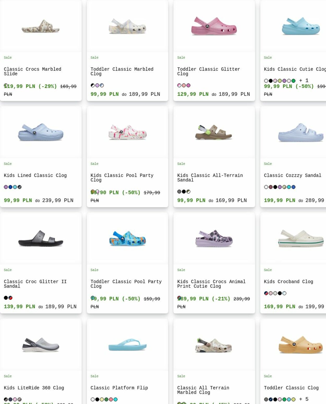 Gazetka Crocs 25.08.2025 - 03.09.2025