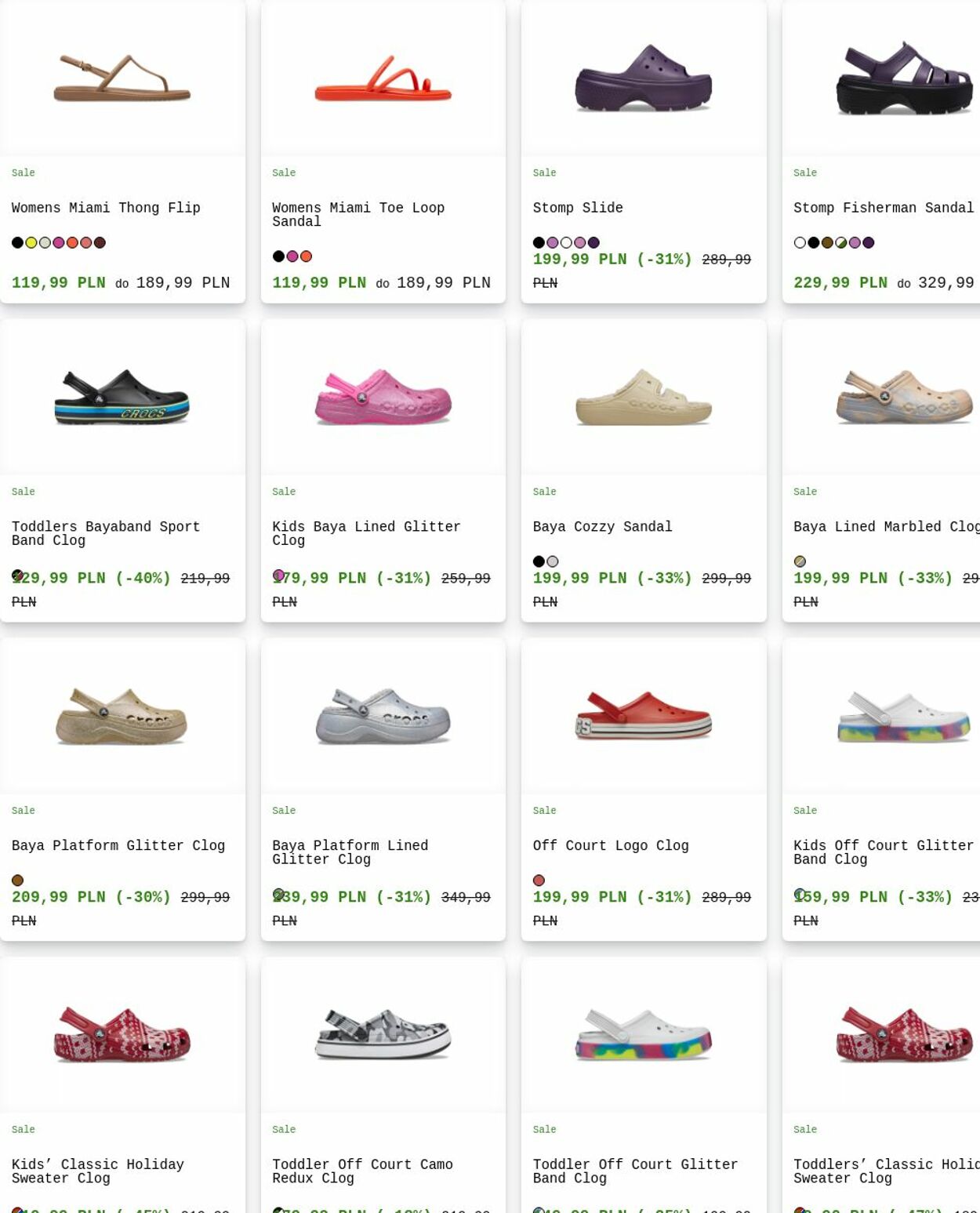 Gazetka Crocs 25.08.2025 - 03.09.2025