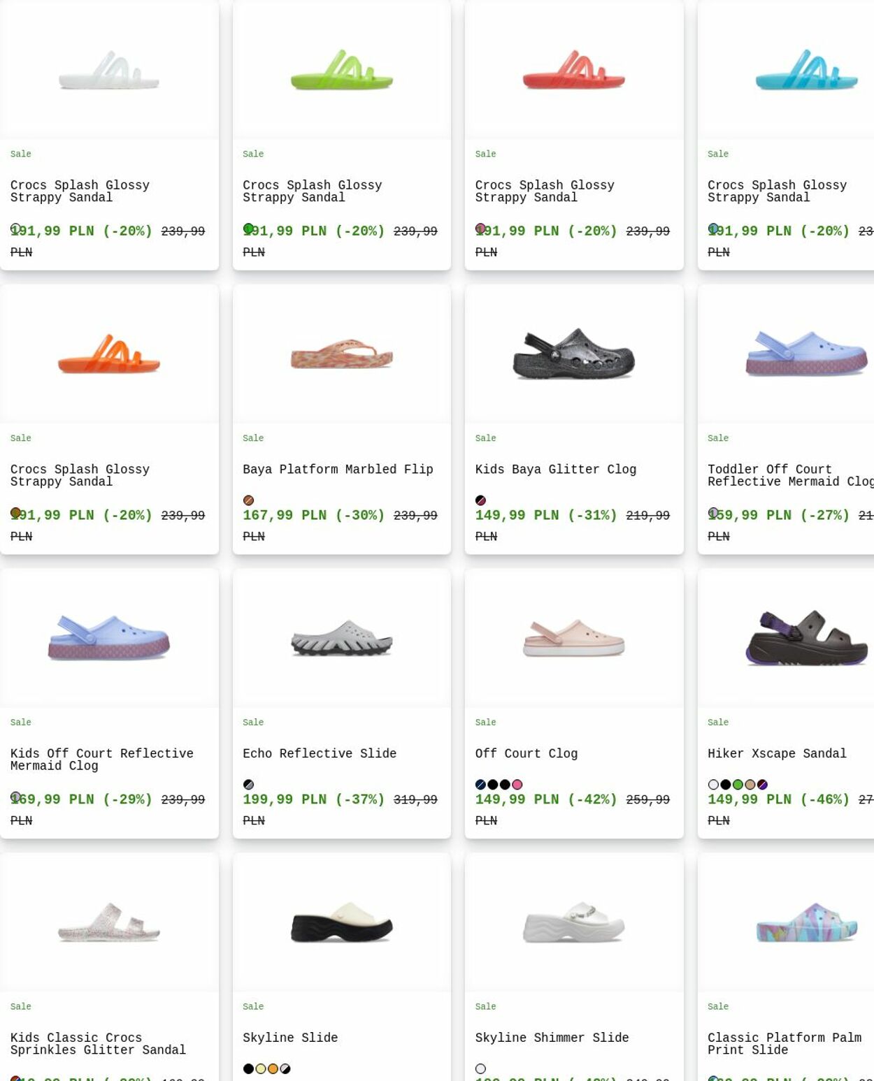 Gazetka Crocs 25.08.2025 - 03.09.2025