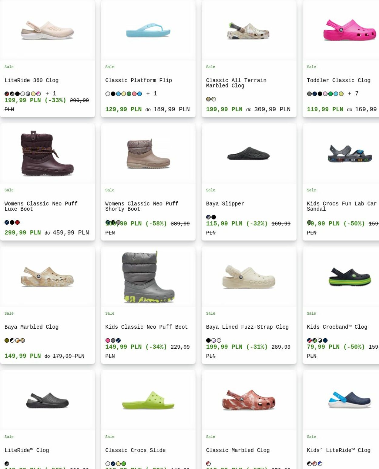 Gazetka Crocs 30.06.2025 - 09.07.2025