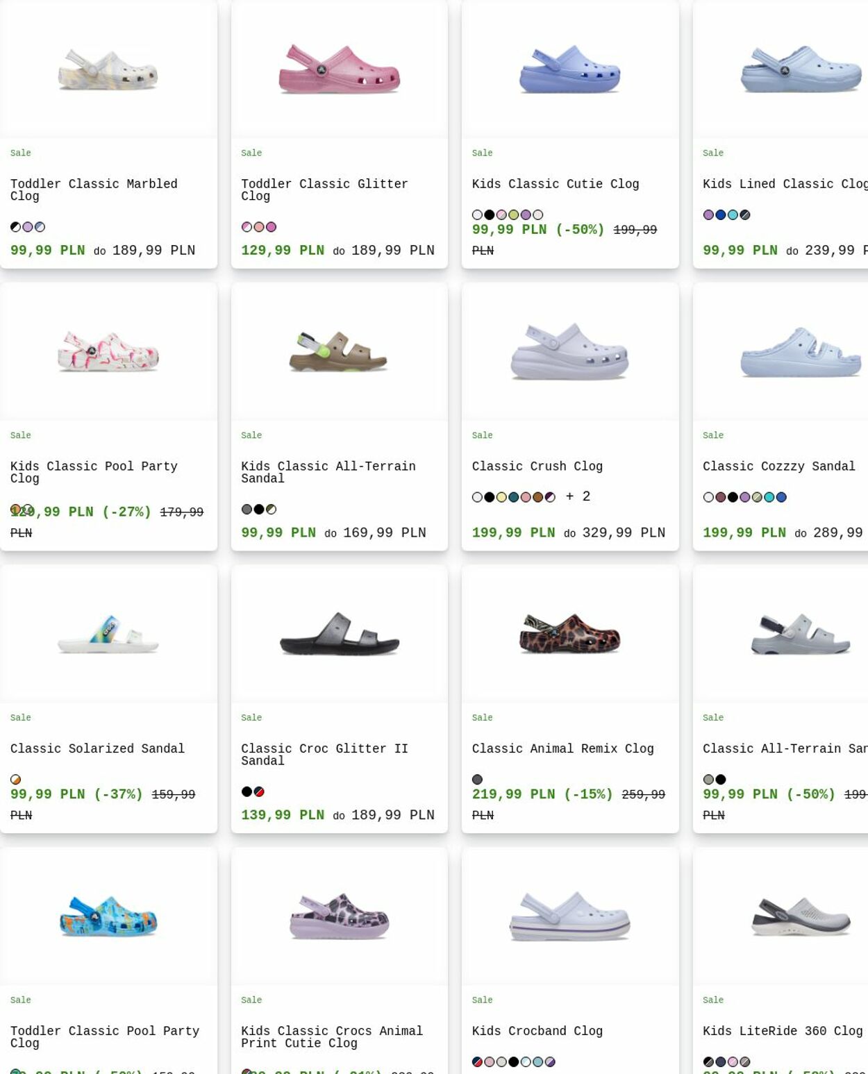 Gazetka Crocs 30.06.2025 - 09.07.2025