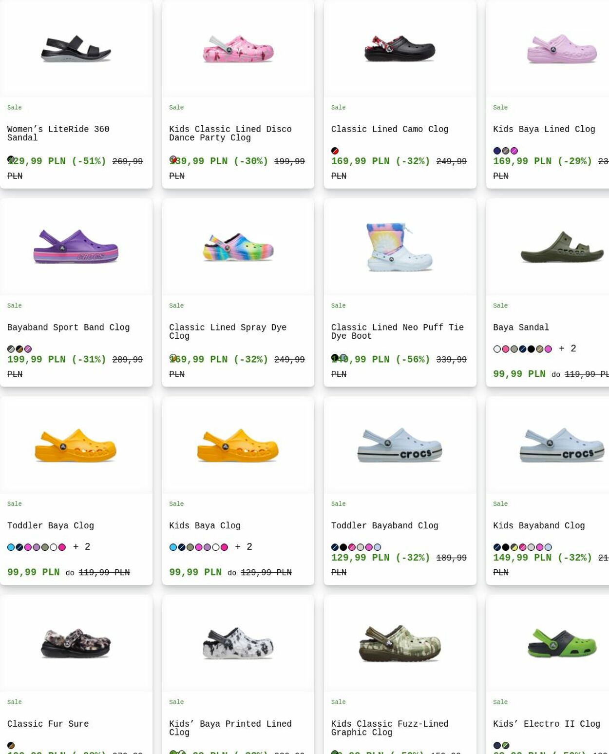 Gazetka Crocs 30.06.2025 - 09.07.2025