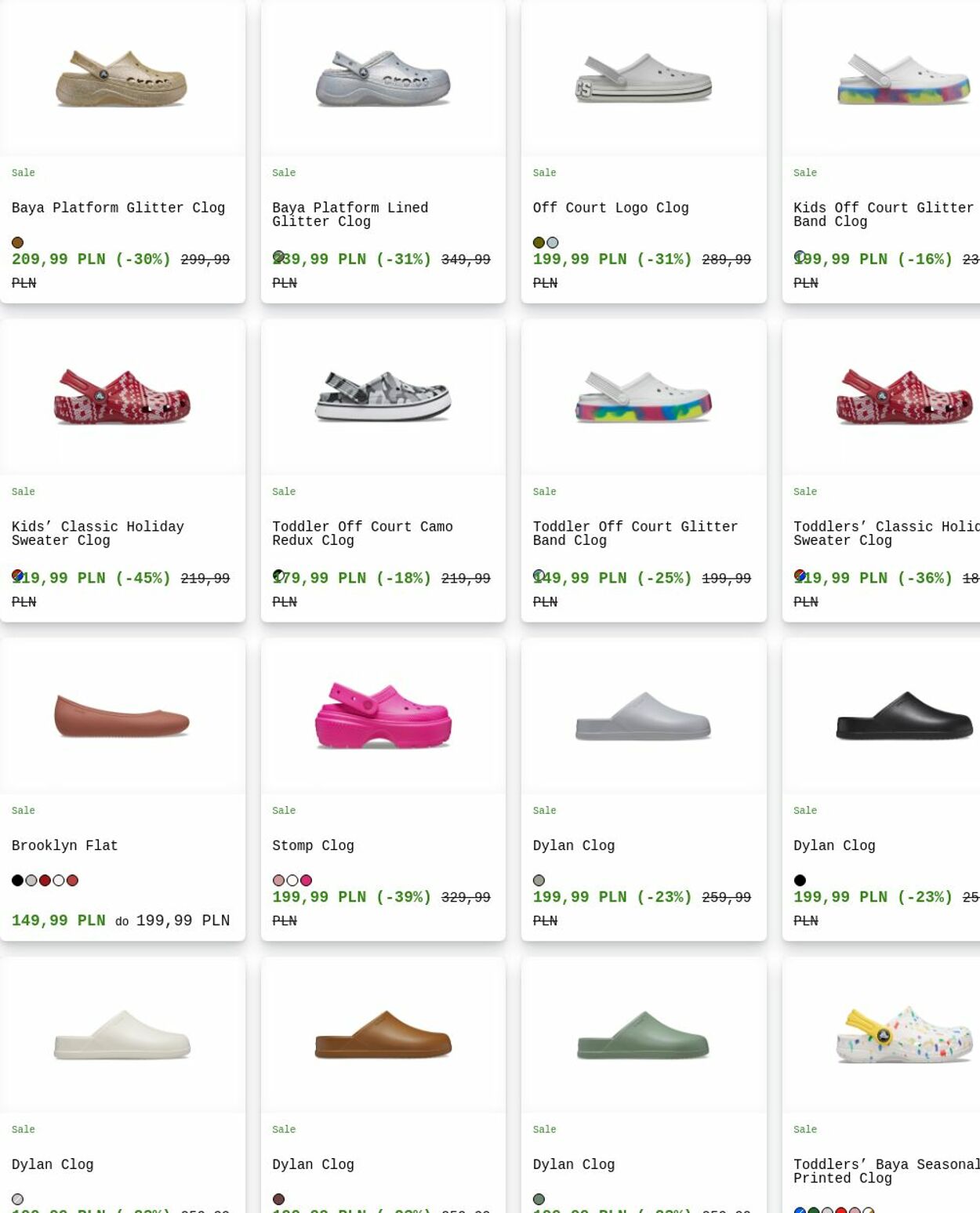 Gazetka Crocs 30.06.2025 - 09.07.2025