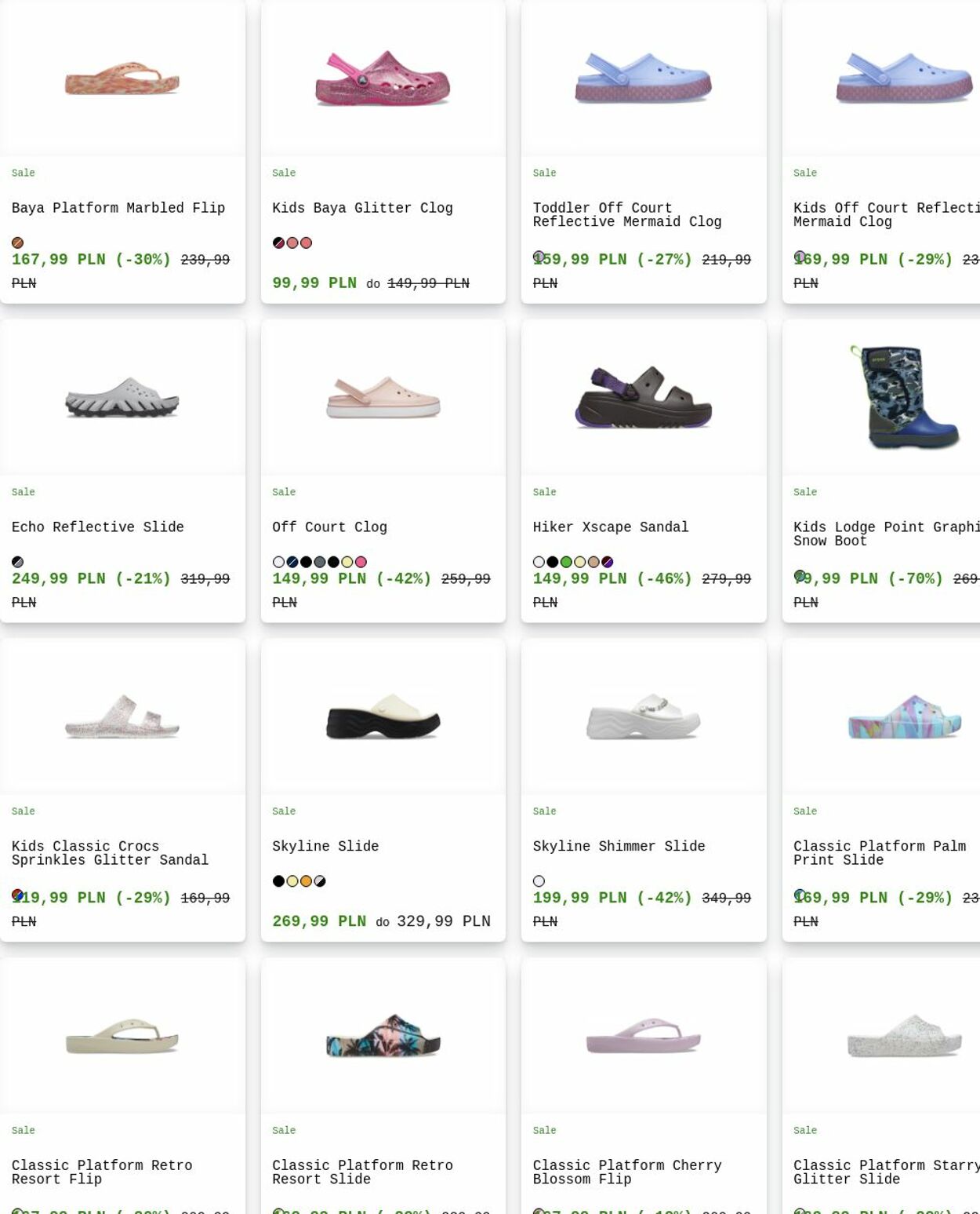 Gazetka Crocs 30.06.2025 - 09.07.2025
