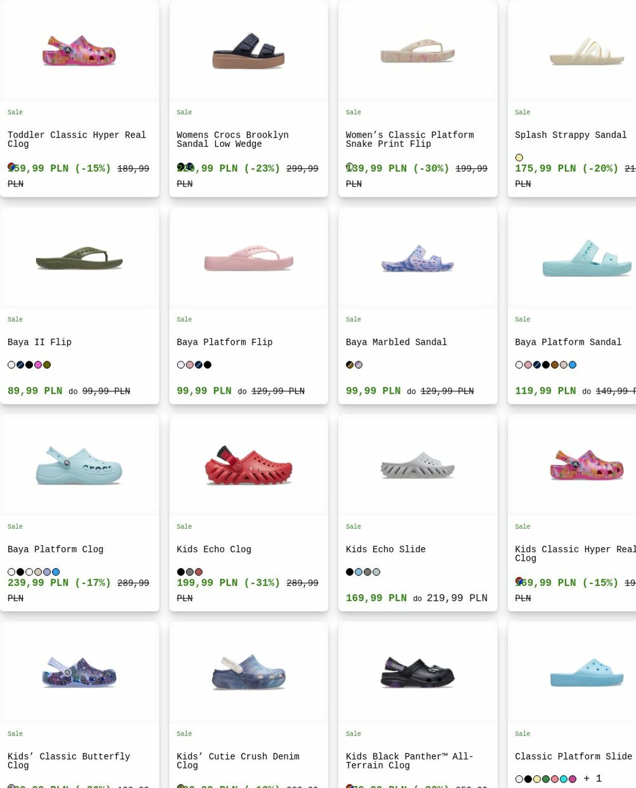 Gazetka Crocs 30.06.2025 - 09.07.2025