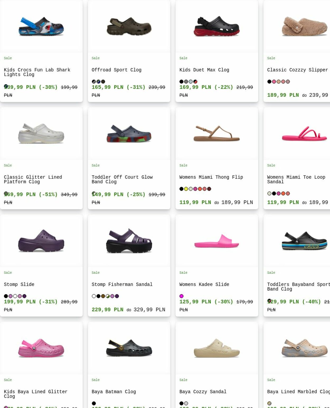 Gazetka Crocs 30.06.2025 - 09.07.2025