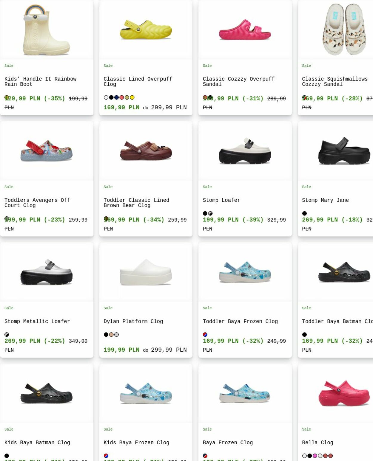 Gazetka Crocs 30.06.2025 - 09.07.2025