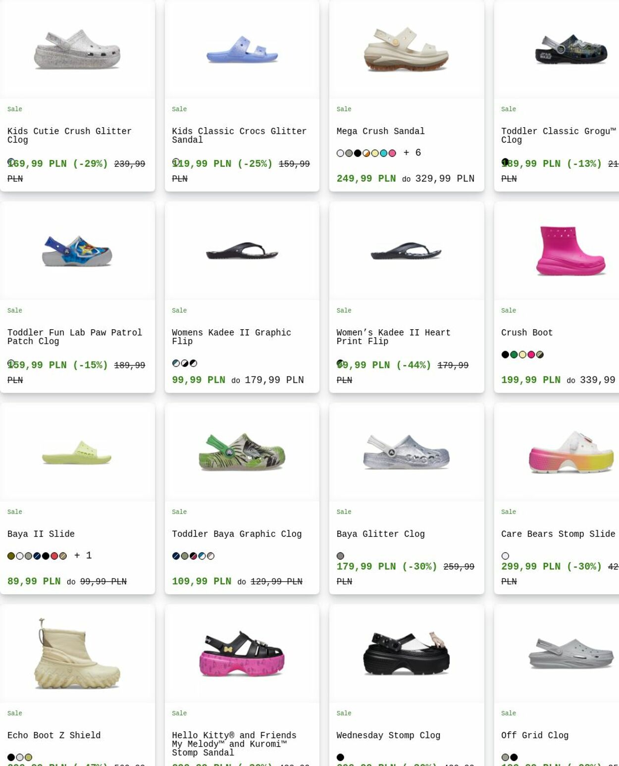 Gazetka Crocs 30.06.2025 - 09.07.2025