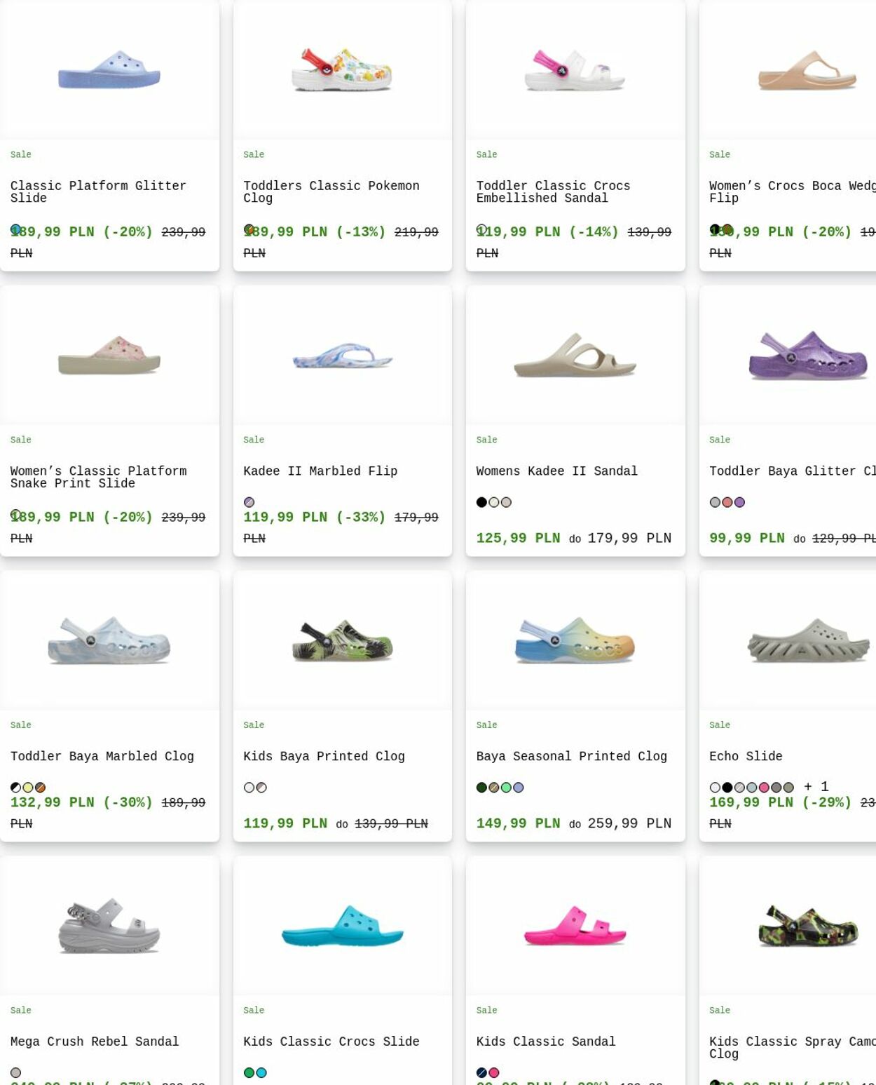 Gazetka Crocs 30.06.2025 - 09.07.2025