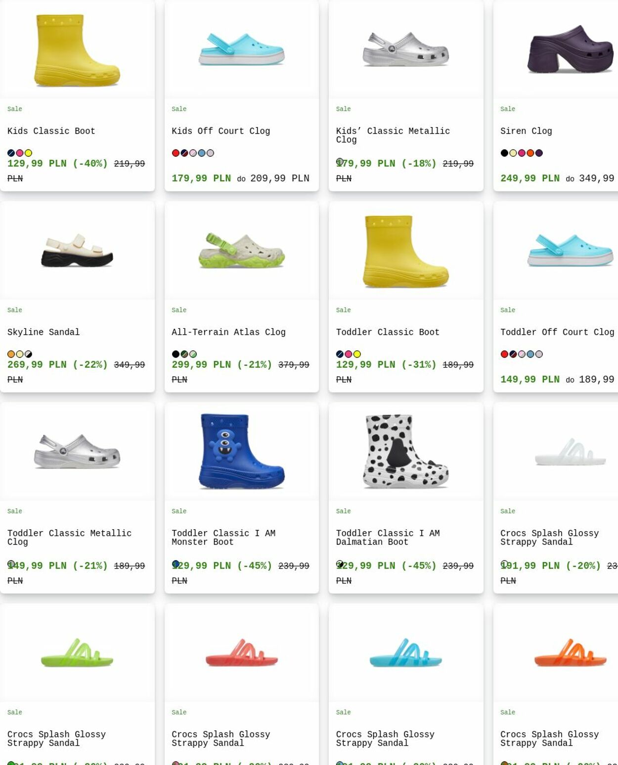 Gazetka Crocs 30.06.2025 - 09.07.2025