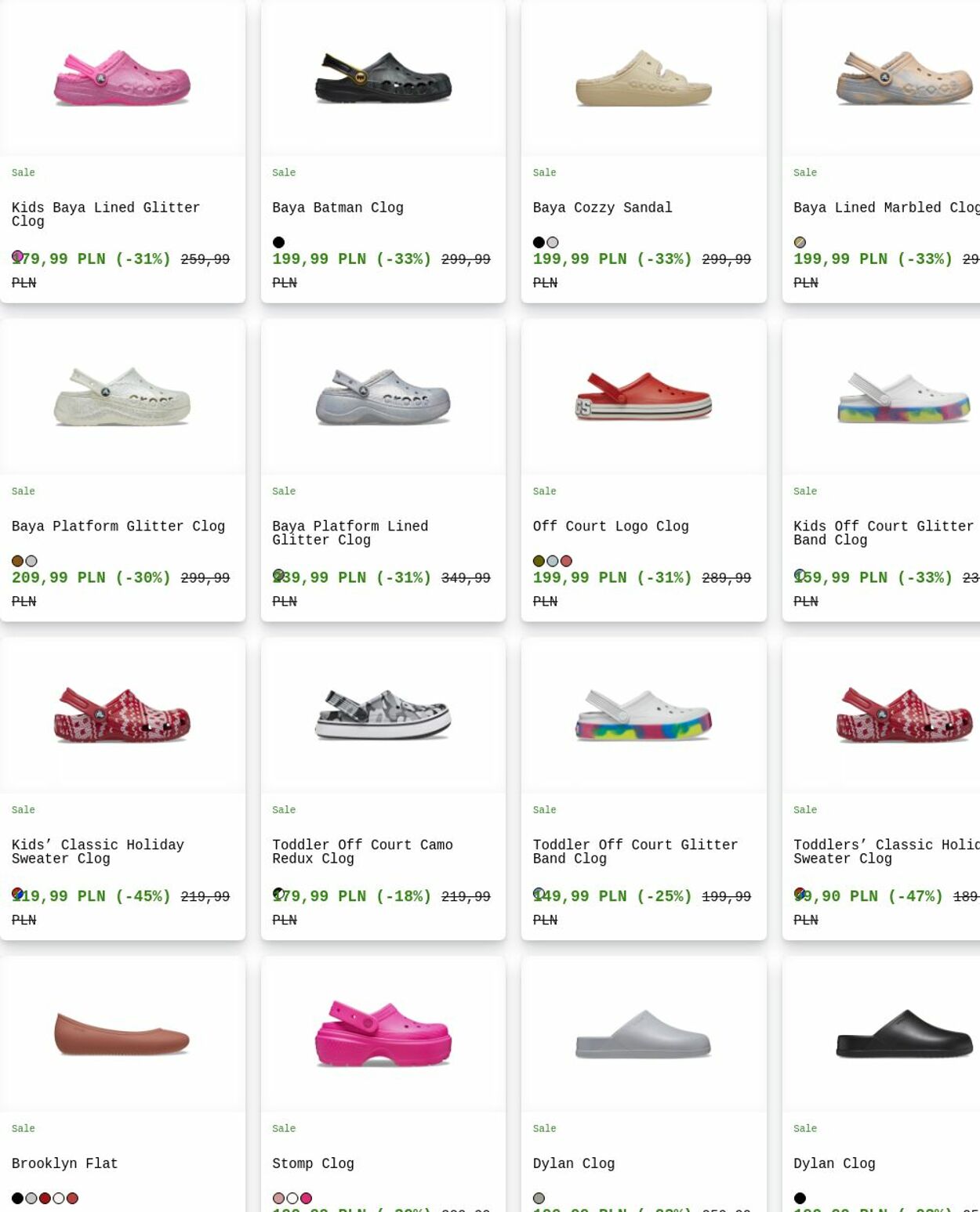 Gazetka Crocs 08.09.2025 - 17.09.2025