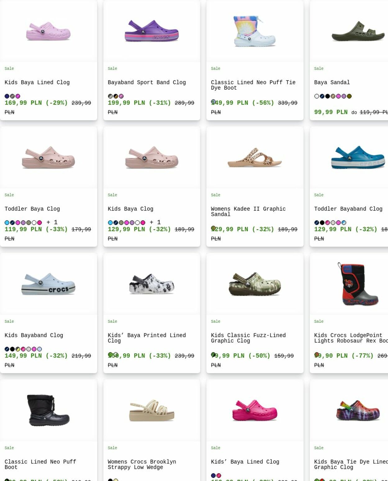 Gazetka Crocs 08.09.2025 - 17.09.2025