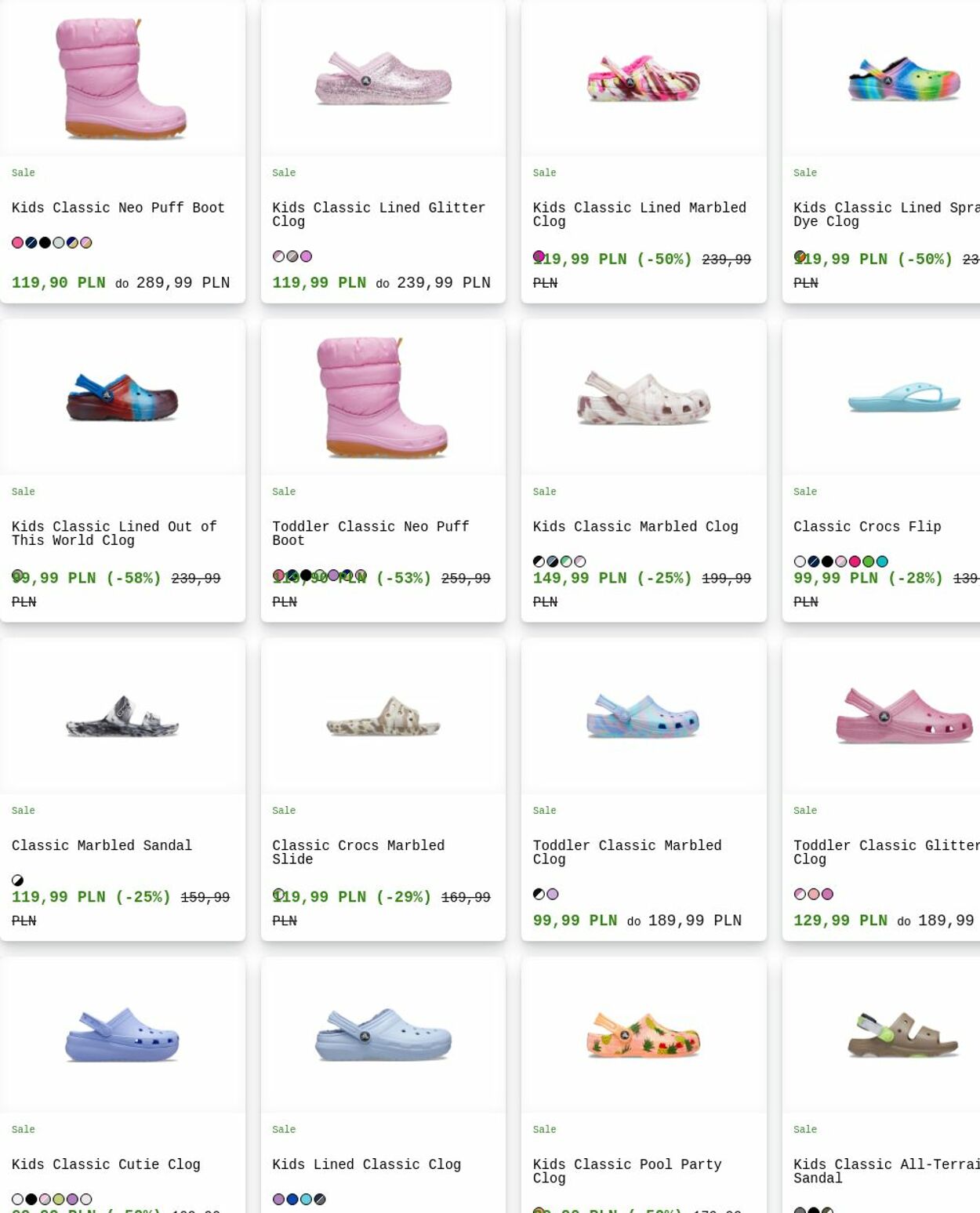 Gazetka Crocs 08.09.2025 - 17.09.2025