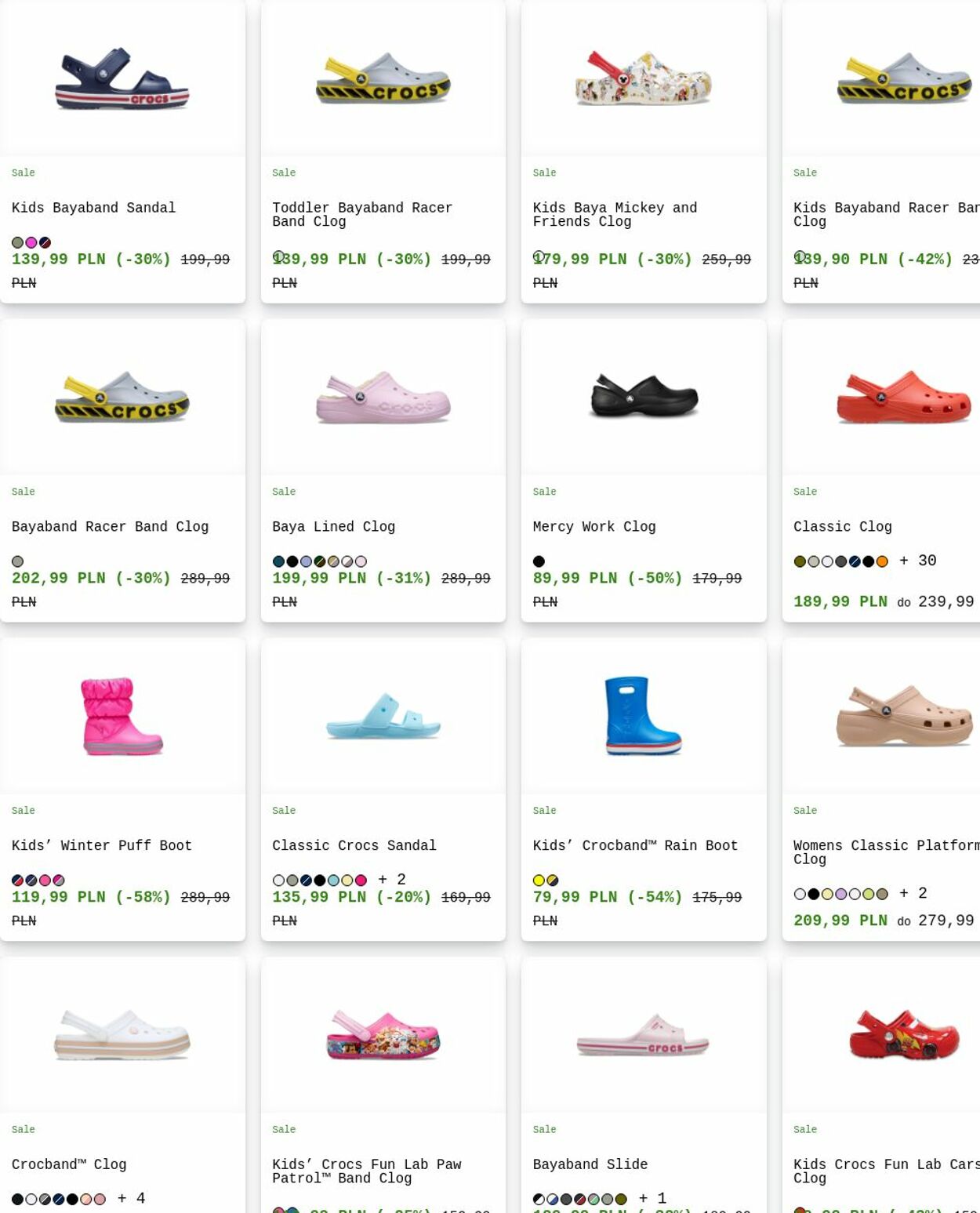 Gazetka Crocs 08.09.2025 - 17.09.2025