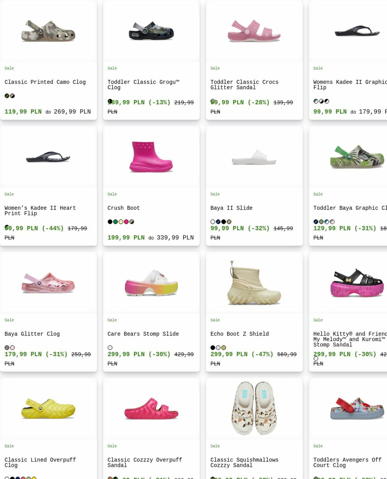 Gazetka Crocs 08.09.2025 - 17.09.2025
