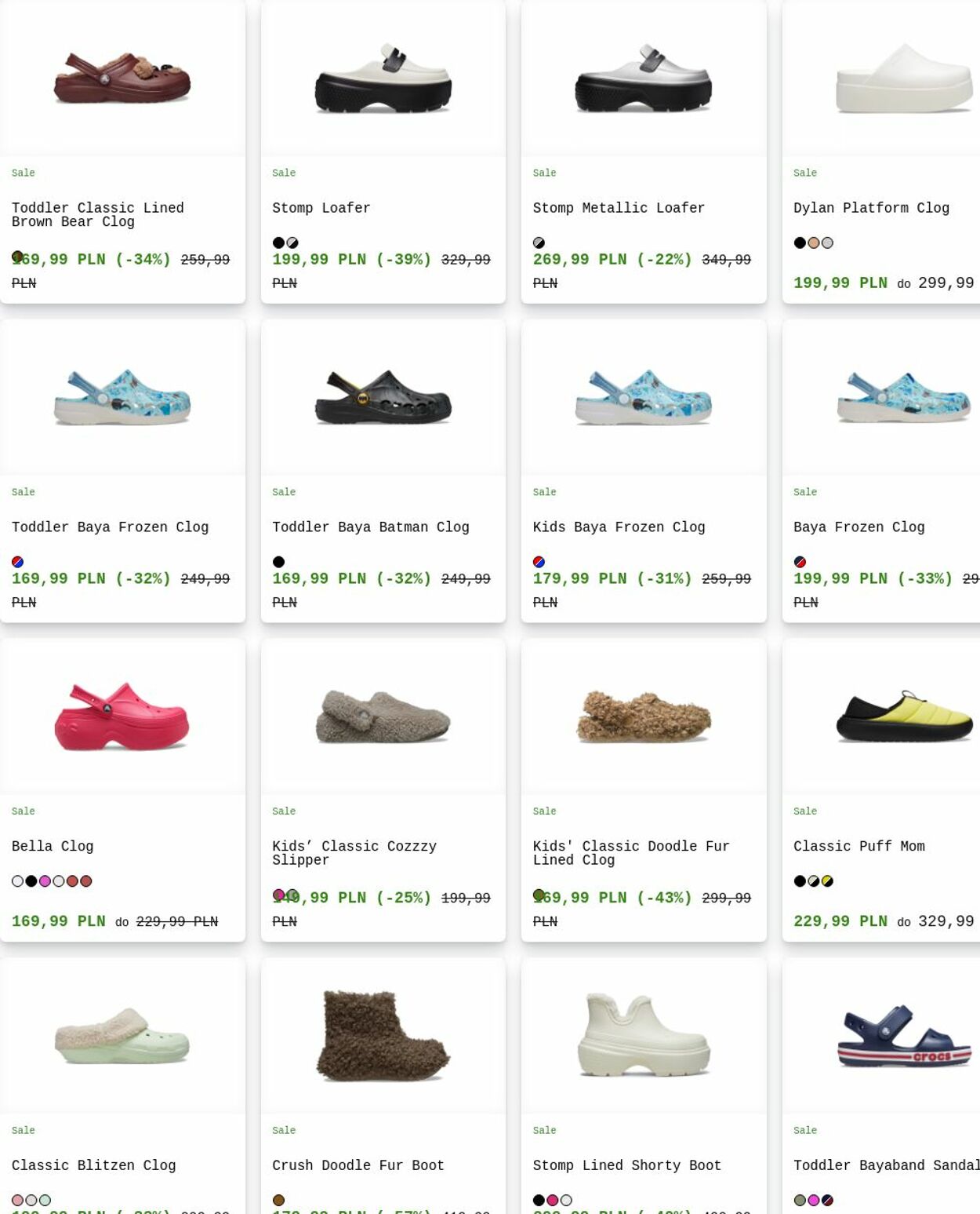 Gazetka Crocs 08.09.2025 - 17.09.2025