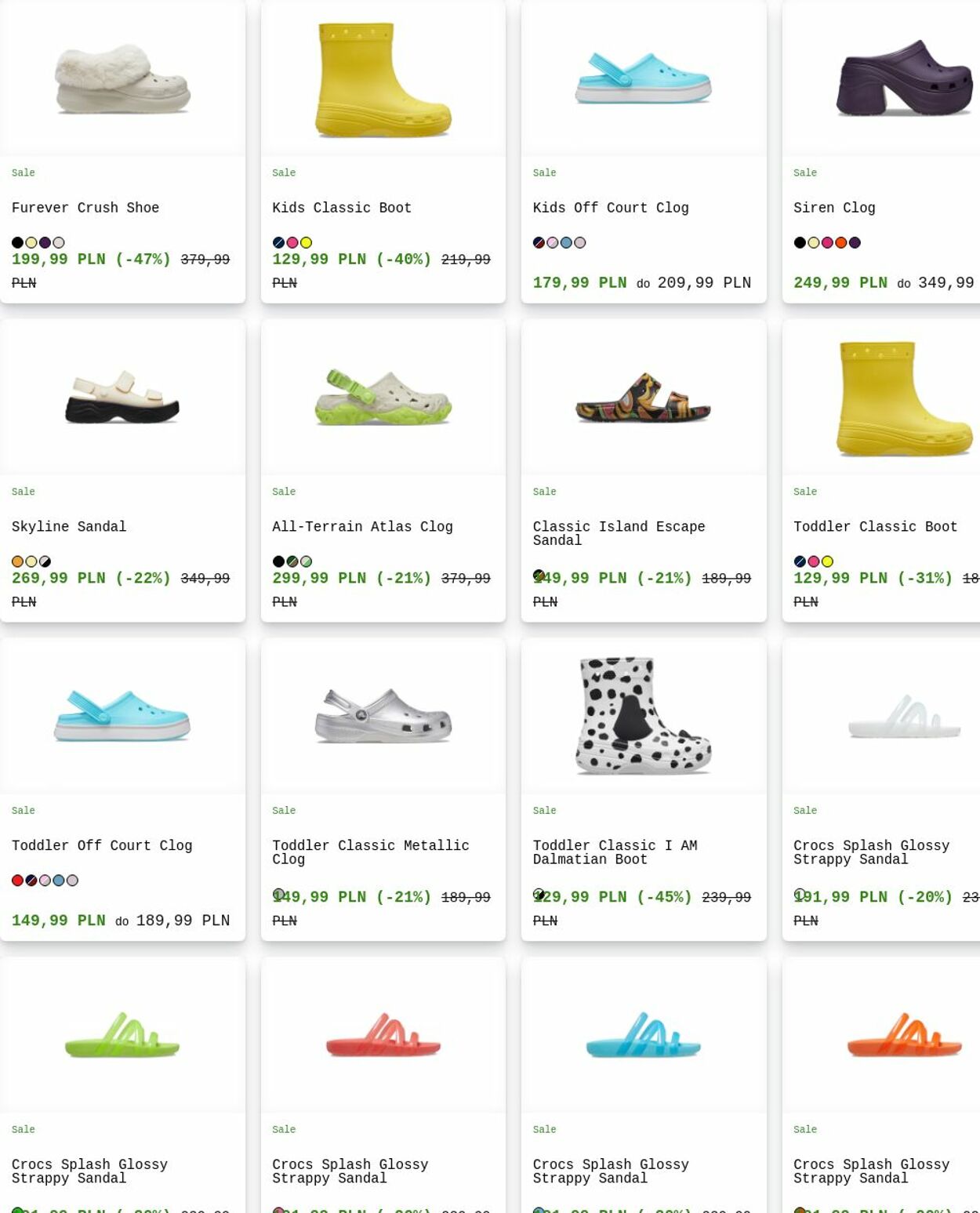 Gazetka Crocs 08.09.2025 - 17.09.2025