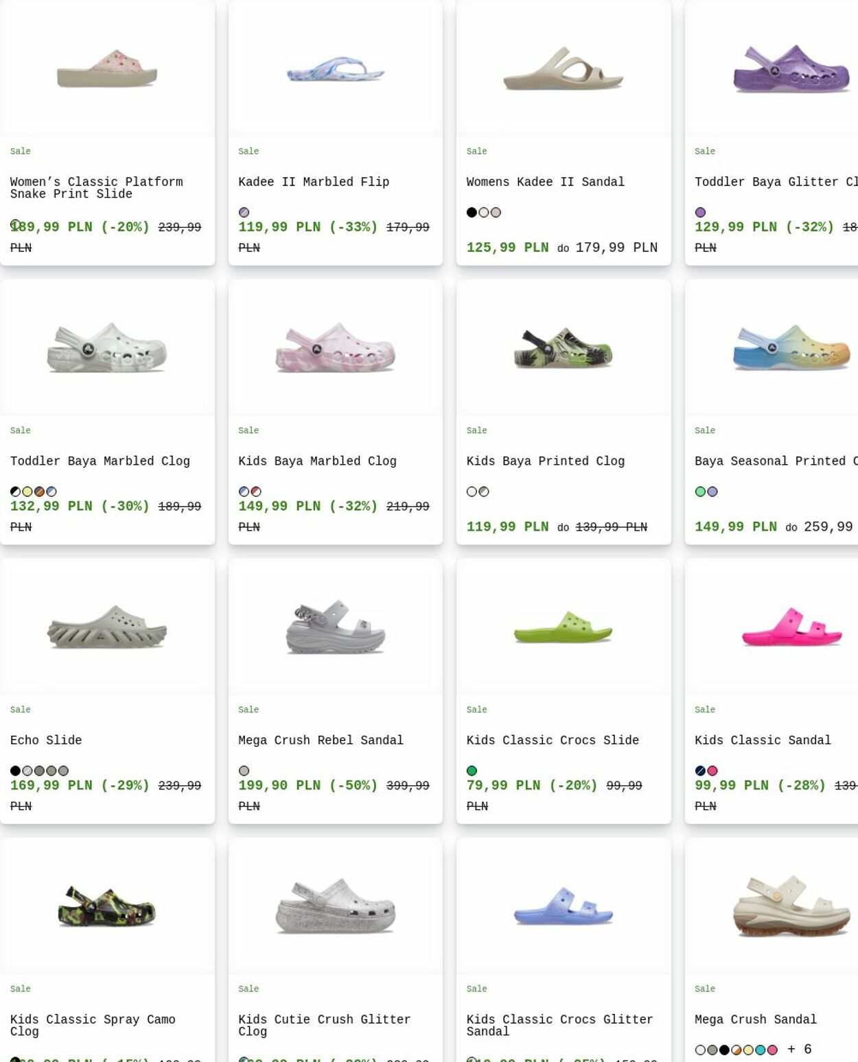 Gazetka Crocs 08.09.2025 - 17.09.2025