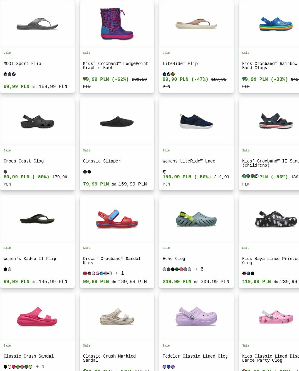 Gazetka Crocs 08.09.2025 - 17.09.2025