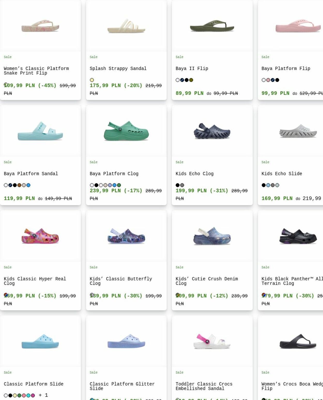 Gazetka Crocs 08.09.2025 - 17.09.2025