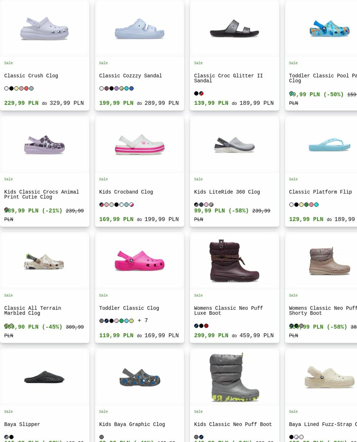 Gazetka Crocs 08.09.2025 - 17.09.2025