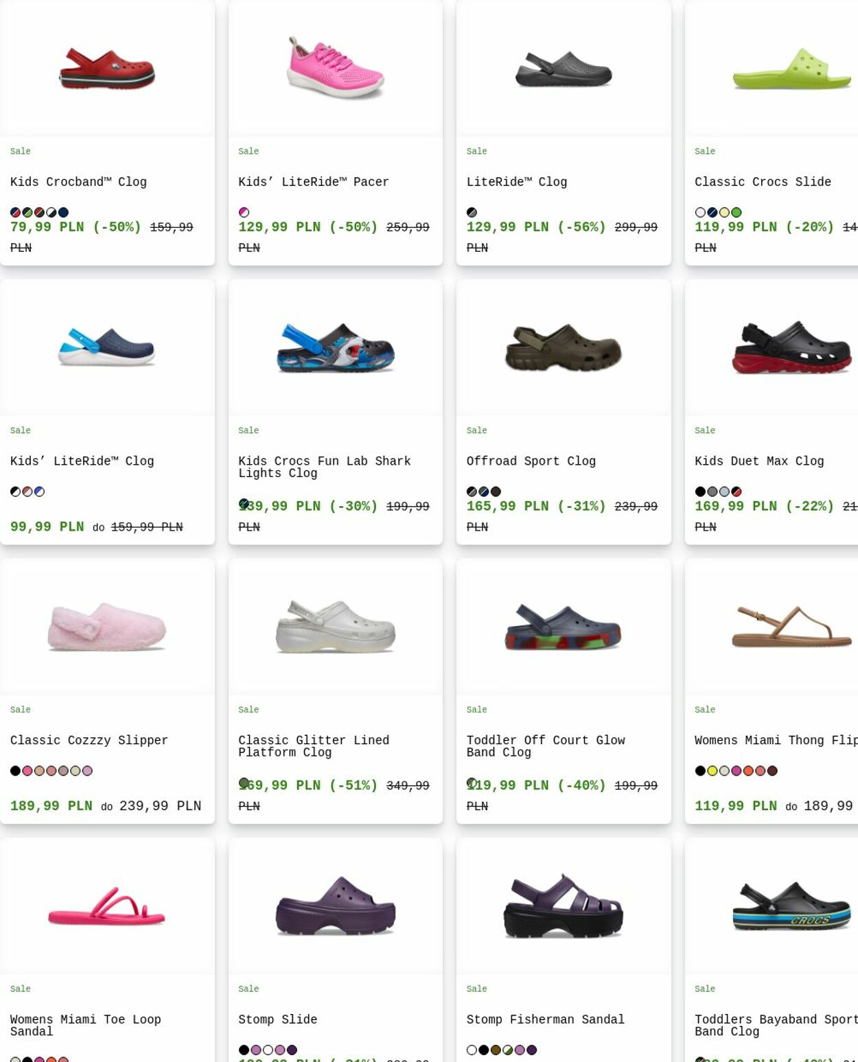 Gazetka Crocs 08.09.2025 - 17.09.2025