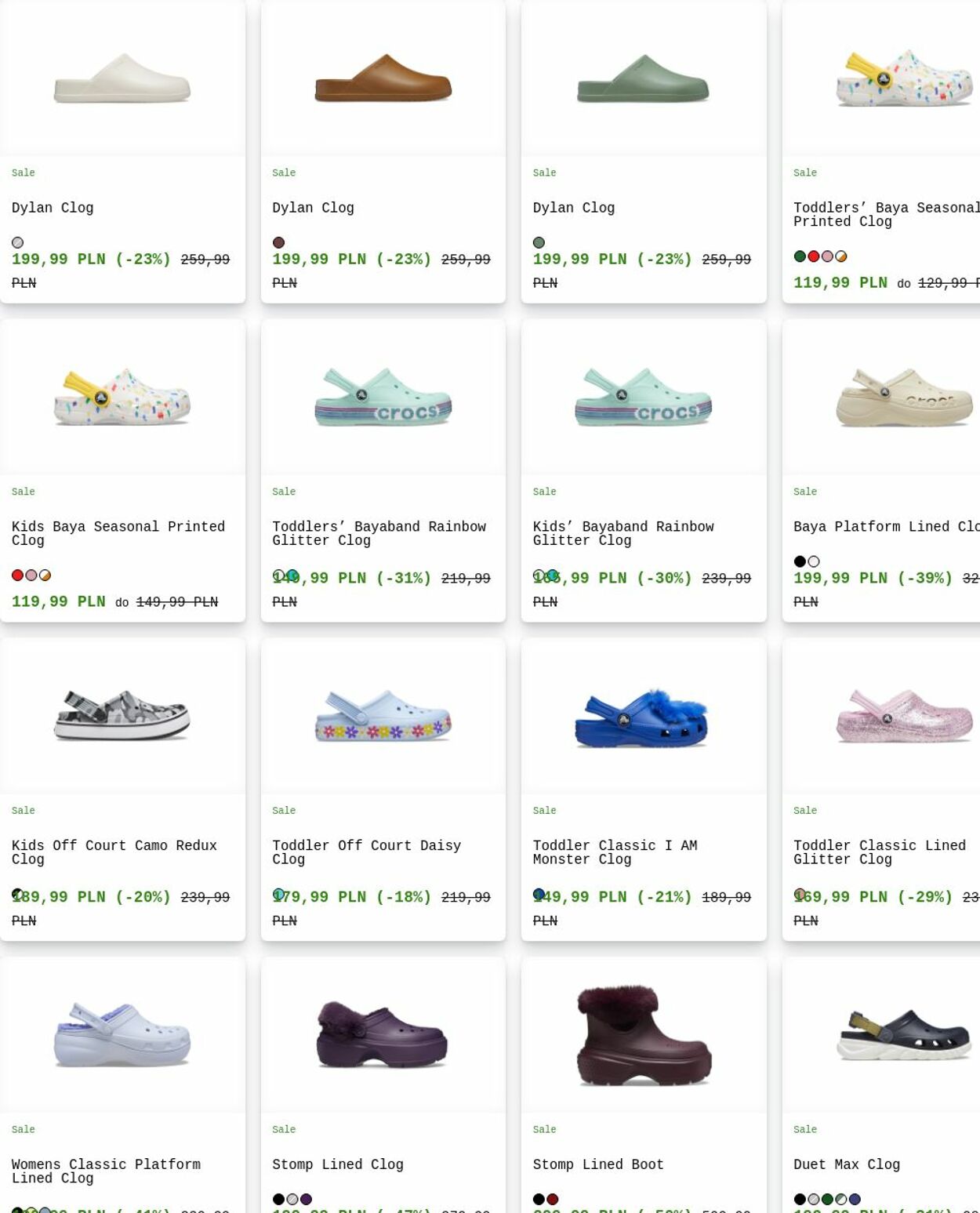 Gazetka Crocs 08.09.2025 - 17.09.2025