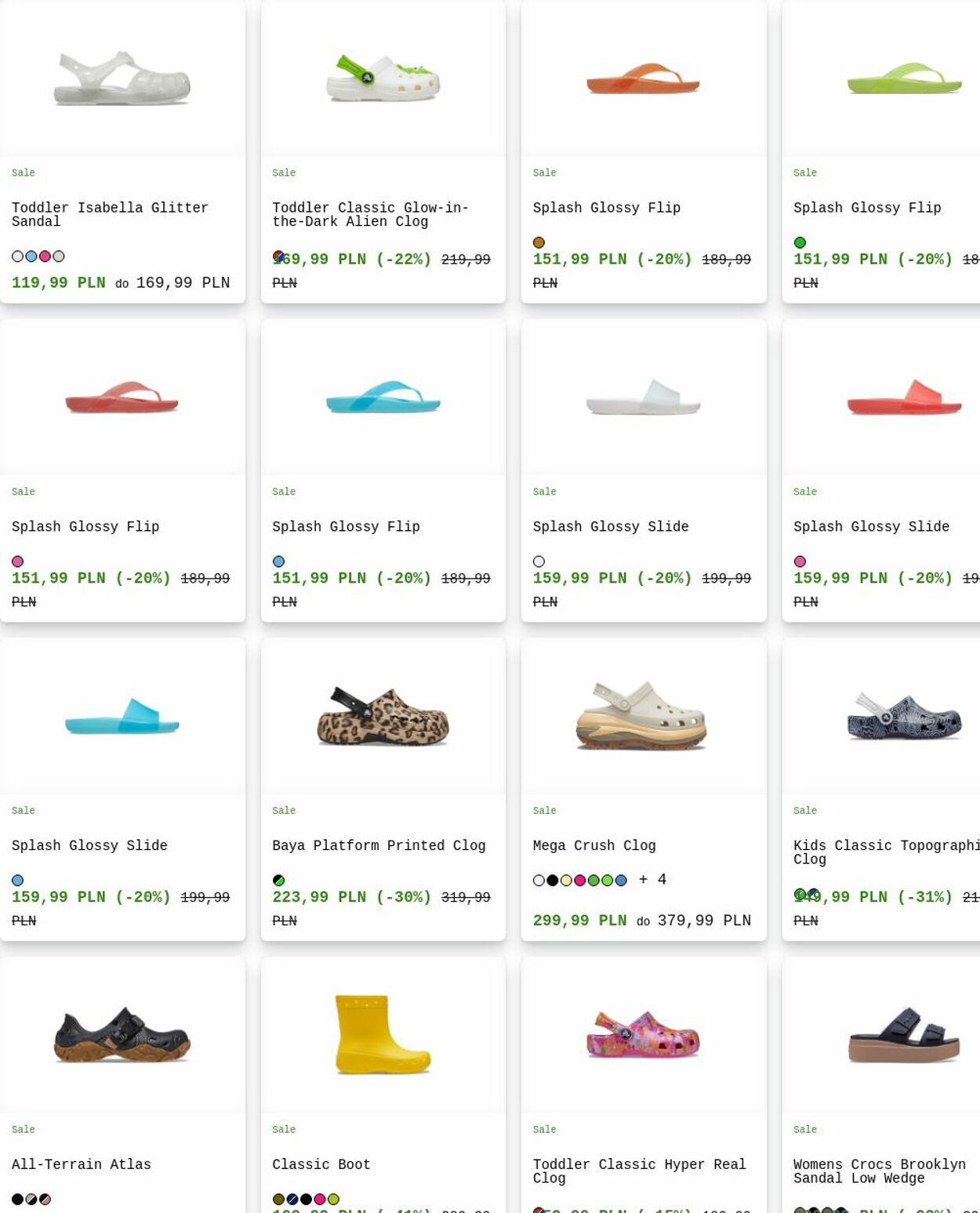 Gazetka Crocs 08.09.2025 - 17.09.2025
