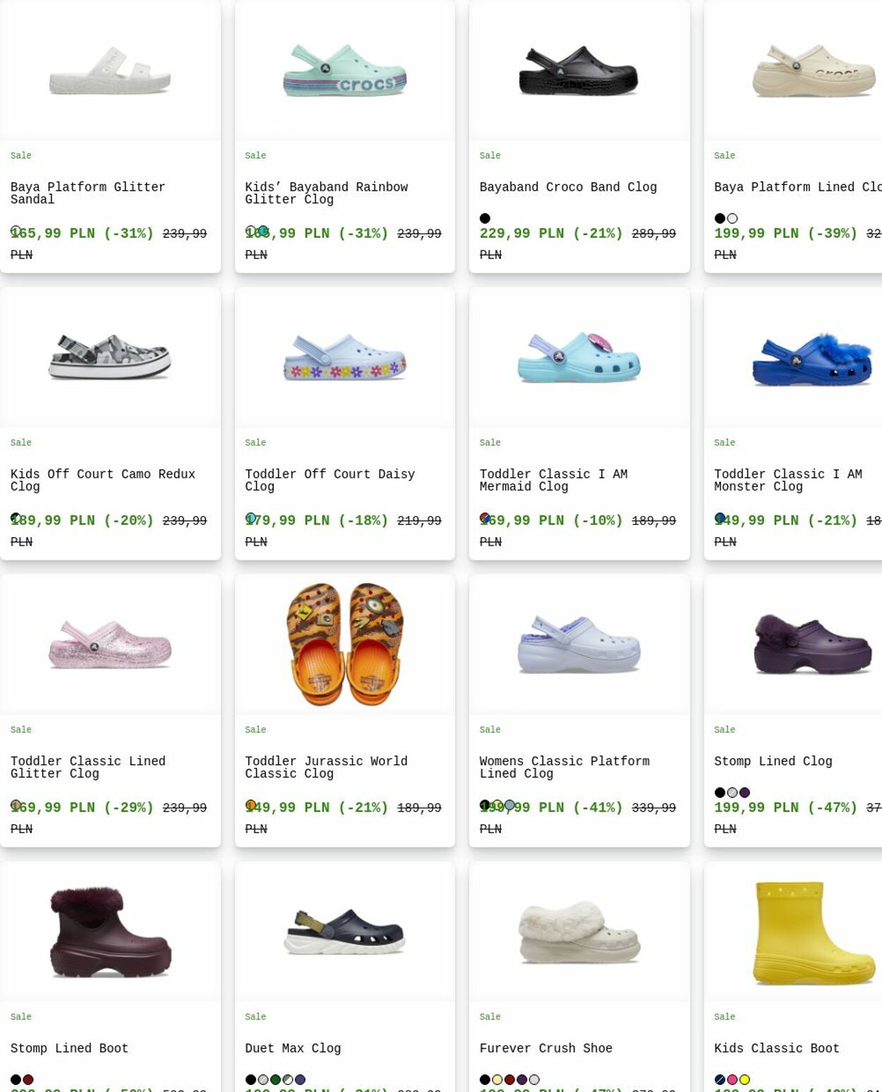 Gazetka Crocs 09.06.2025 - 18.06.2025