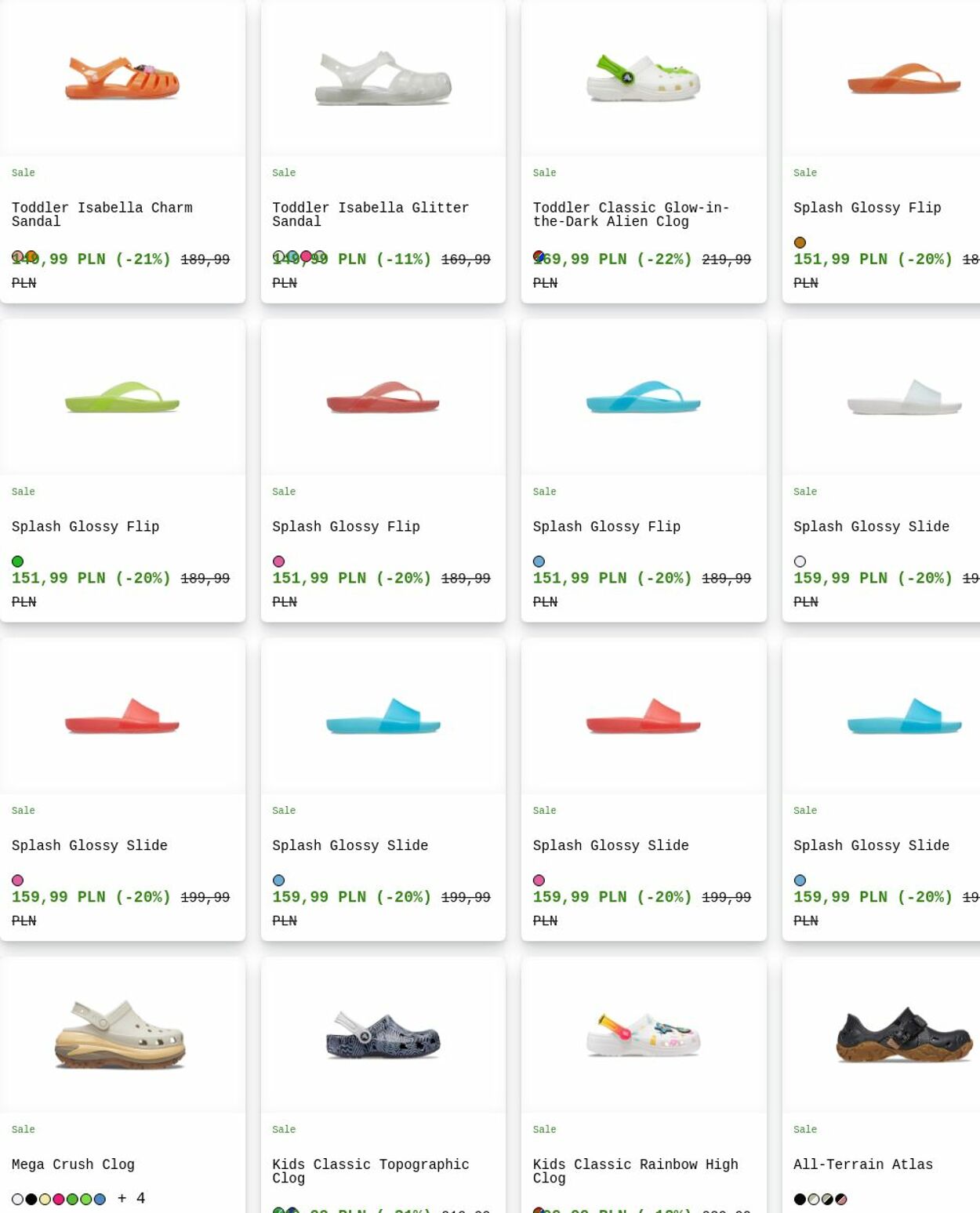 Gazetka Crocs 09.06.2025 - 18.06.2025