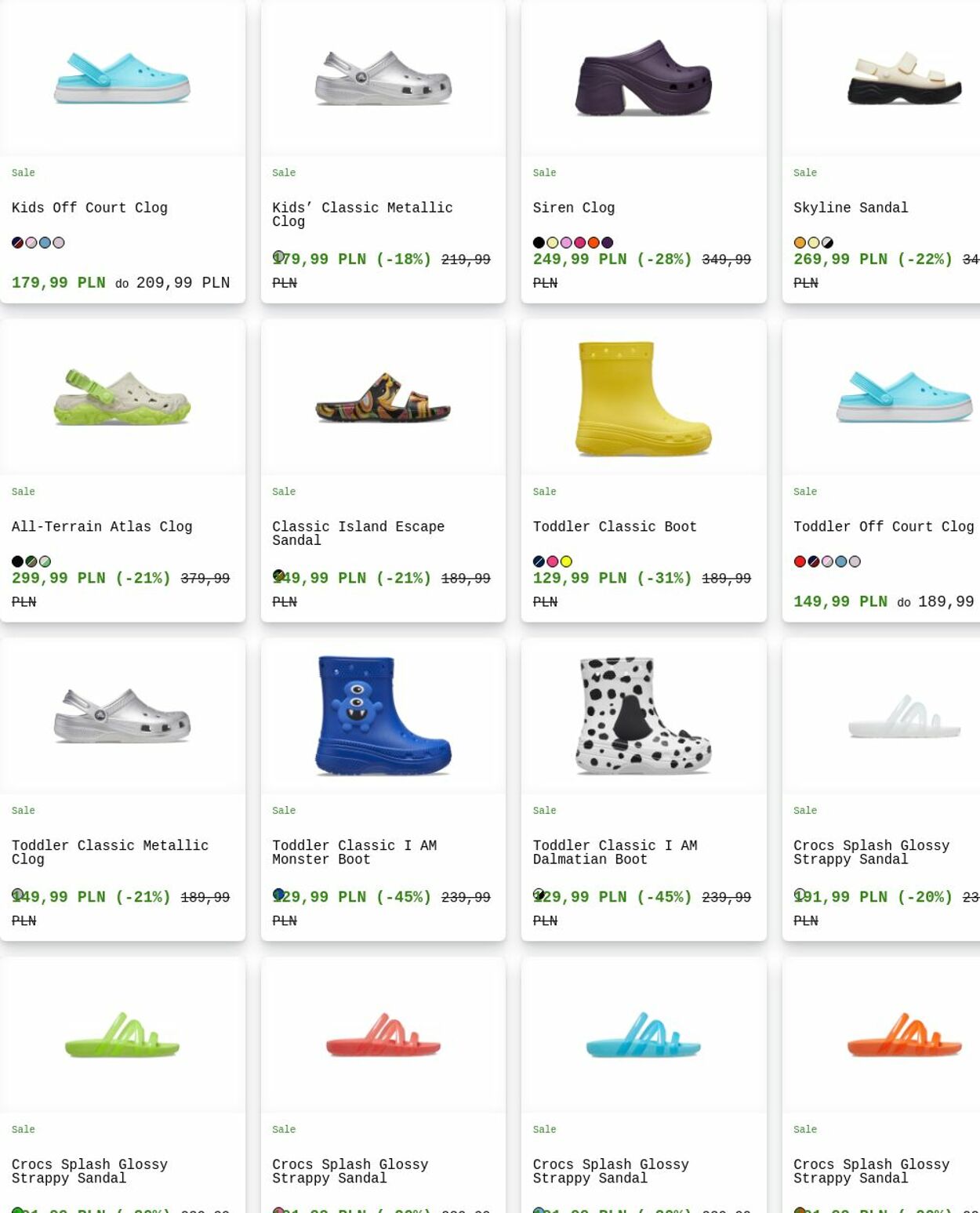 Gazetka Crocs 09.06.2025 - 18.06.2025