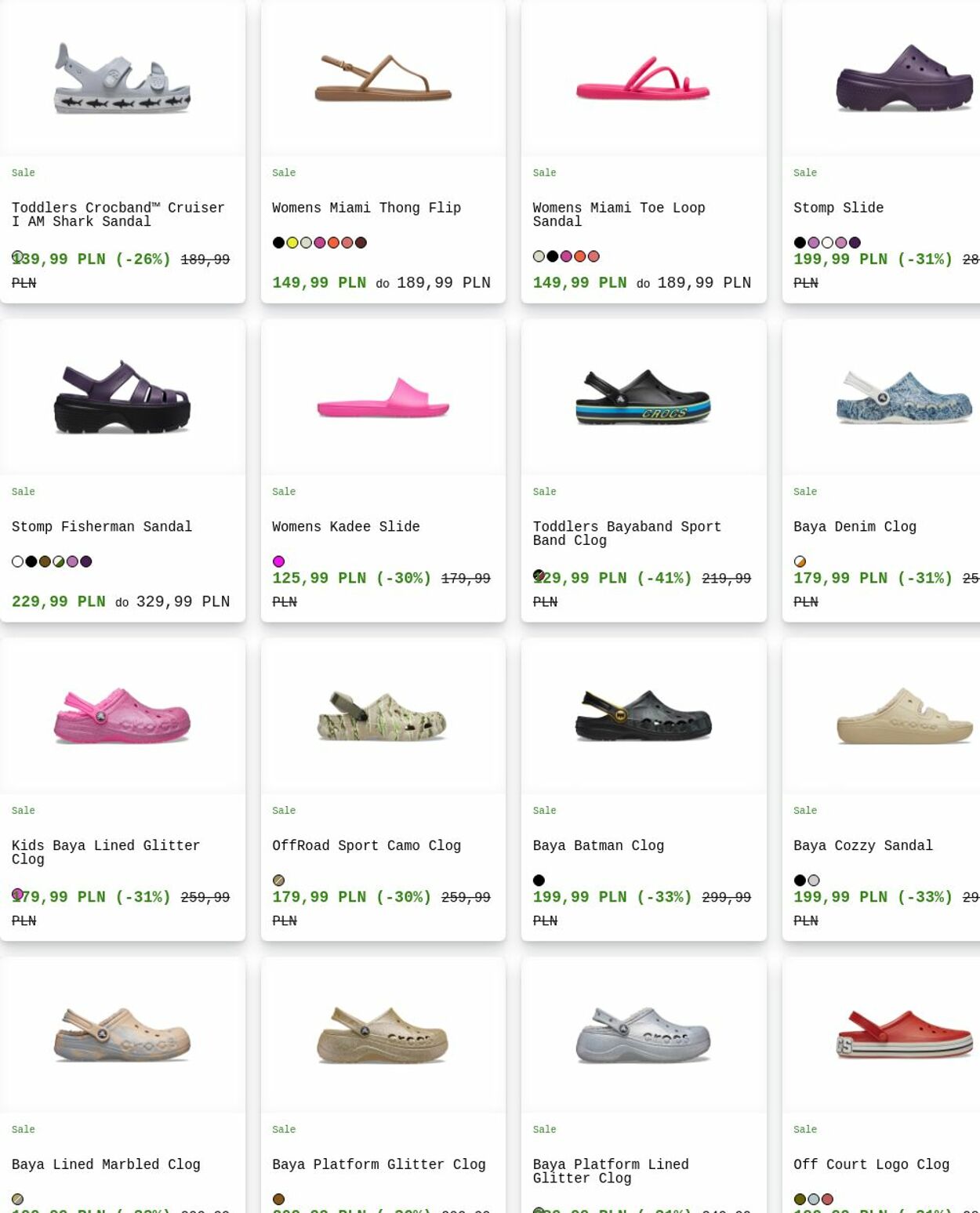 Gazetka Crocs 09.06.2025 - 18.06.2025